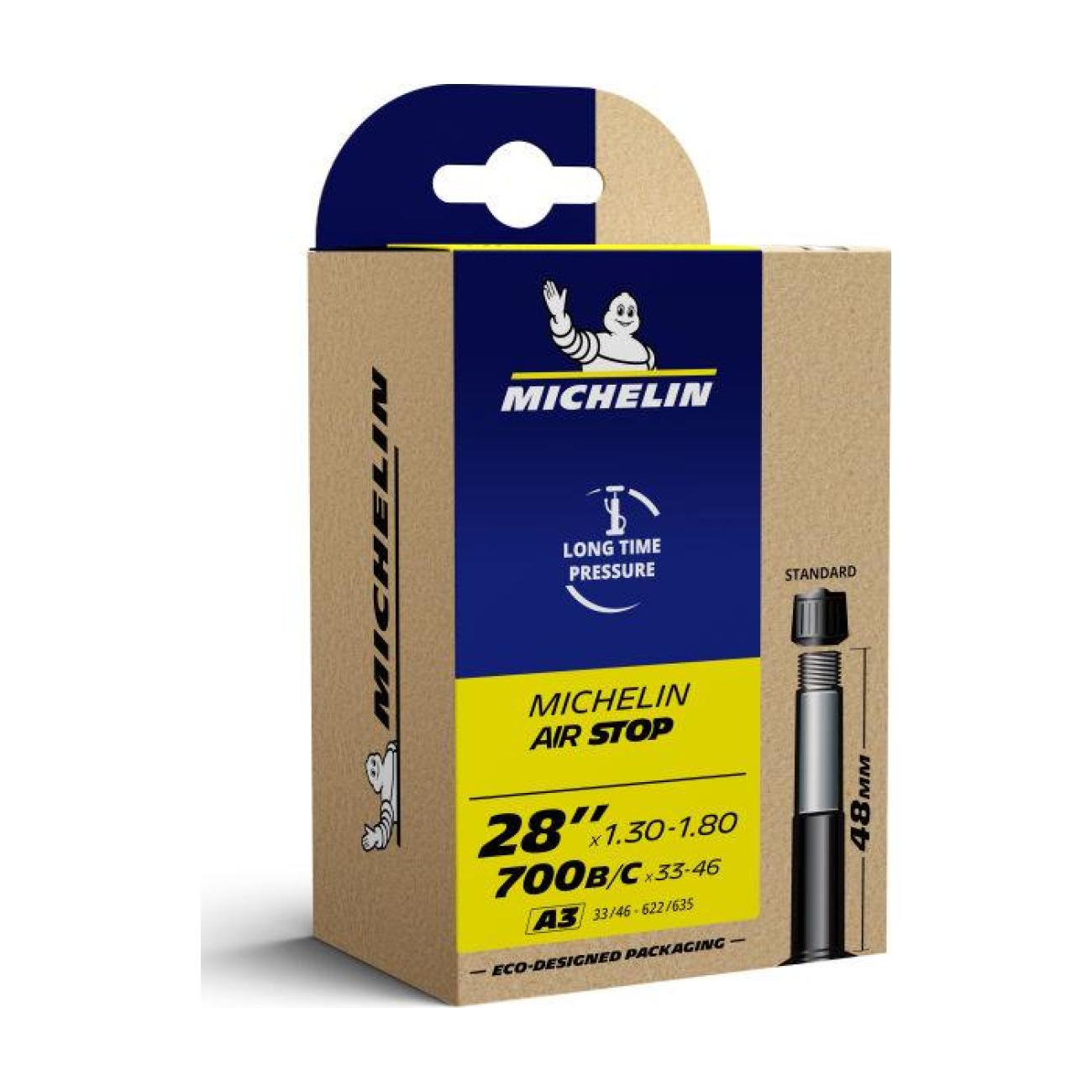 E-shop MICHELIN duša - INNER TUBE A3 700x35/47C AV 48mm - čierna