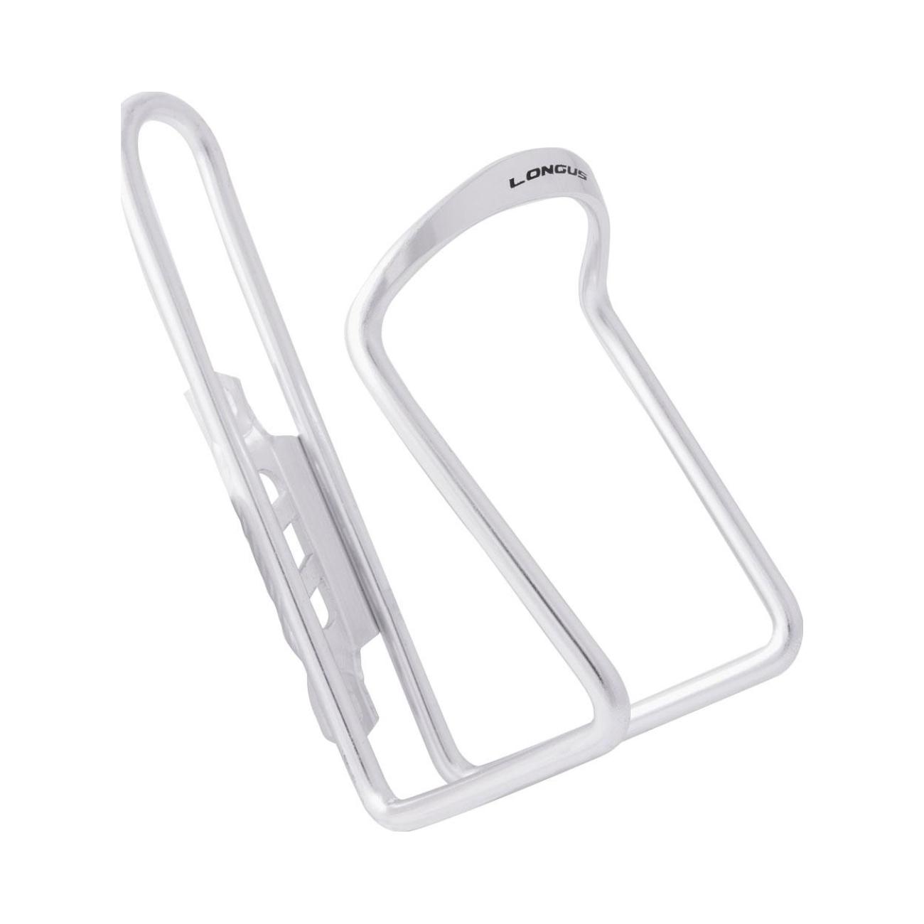 LONGUS Cyklistický košík na fľašu - BOTTLE CAGE - strieborná