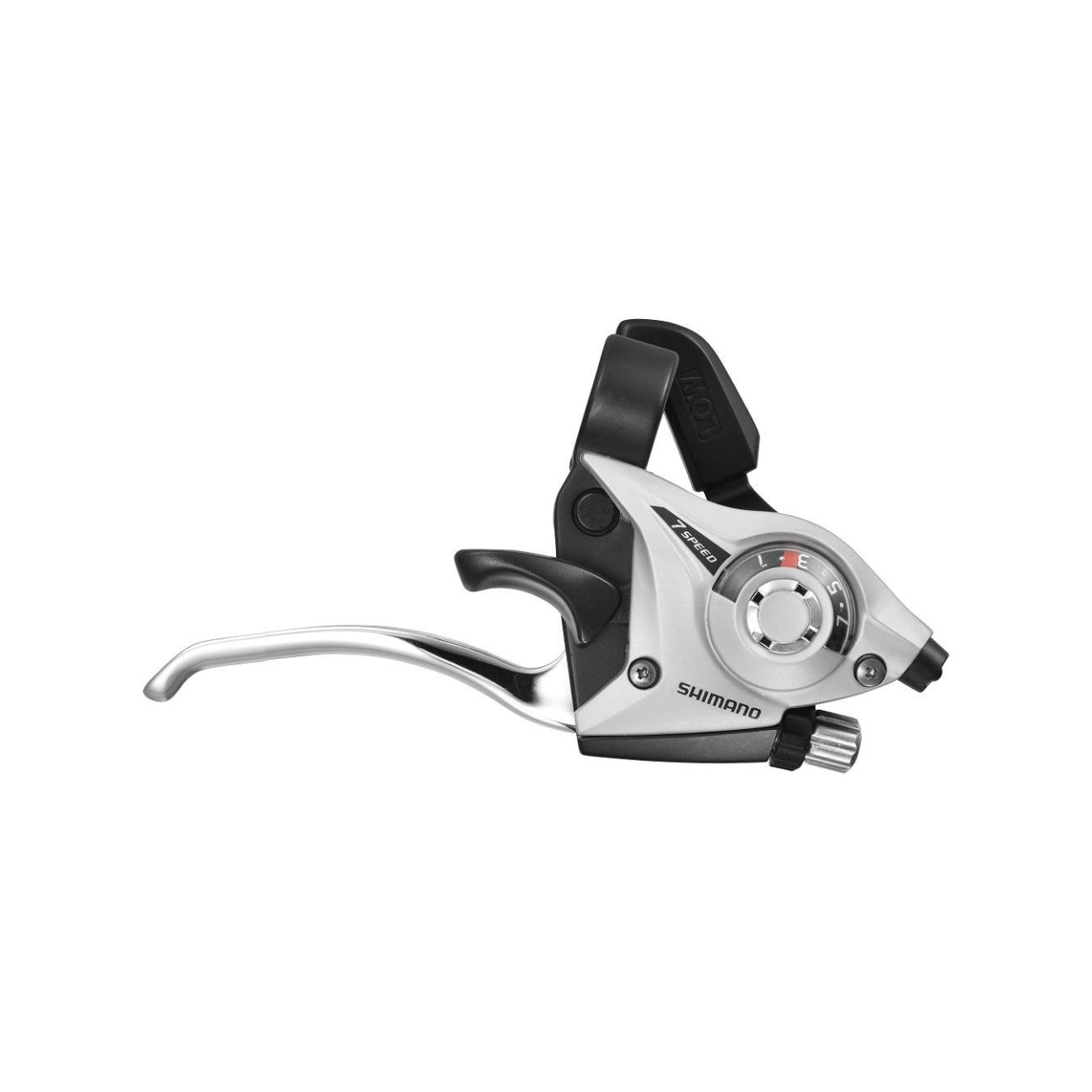 SHIMANO radiaca a brzdová páčka - EF51 RIGHT 7 - strieborná