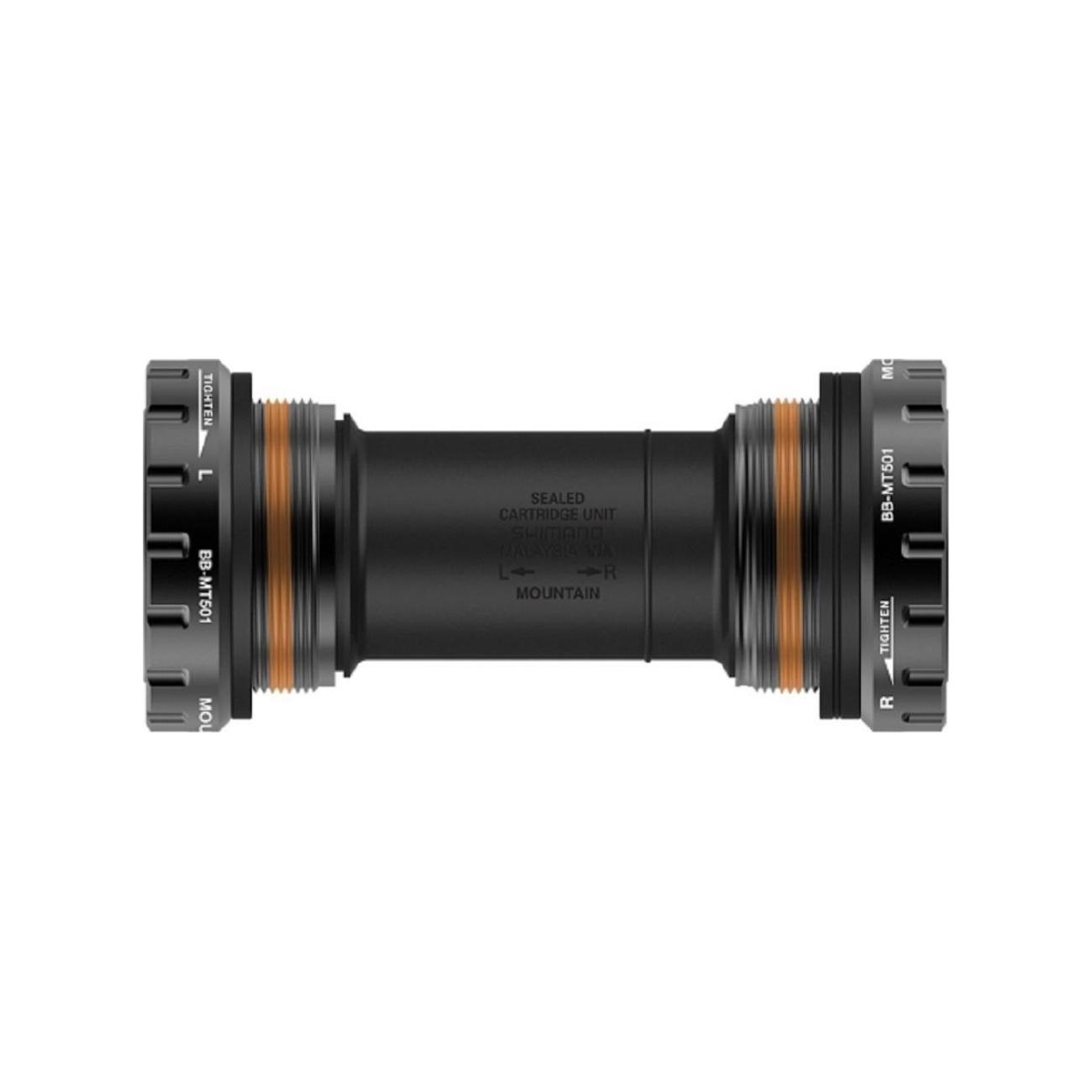 SHIMANO stredové zloženie - MT501 BSA - čierna