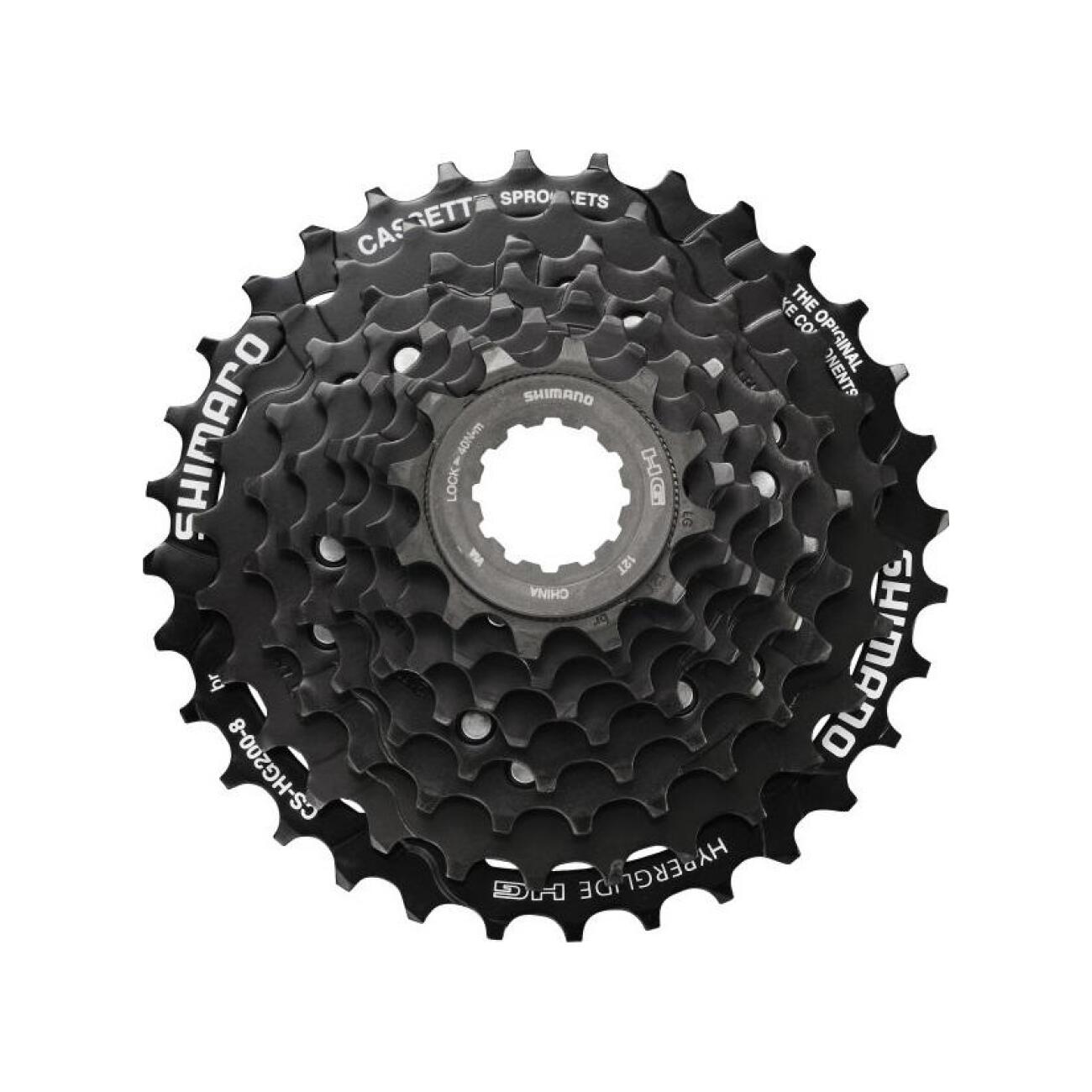 E-shop SHIMANO kazeta - CASSETTE HG200 8 12-32 - čierna