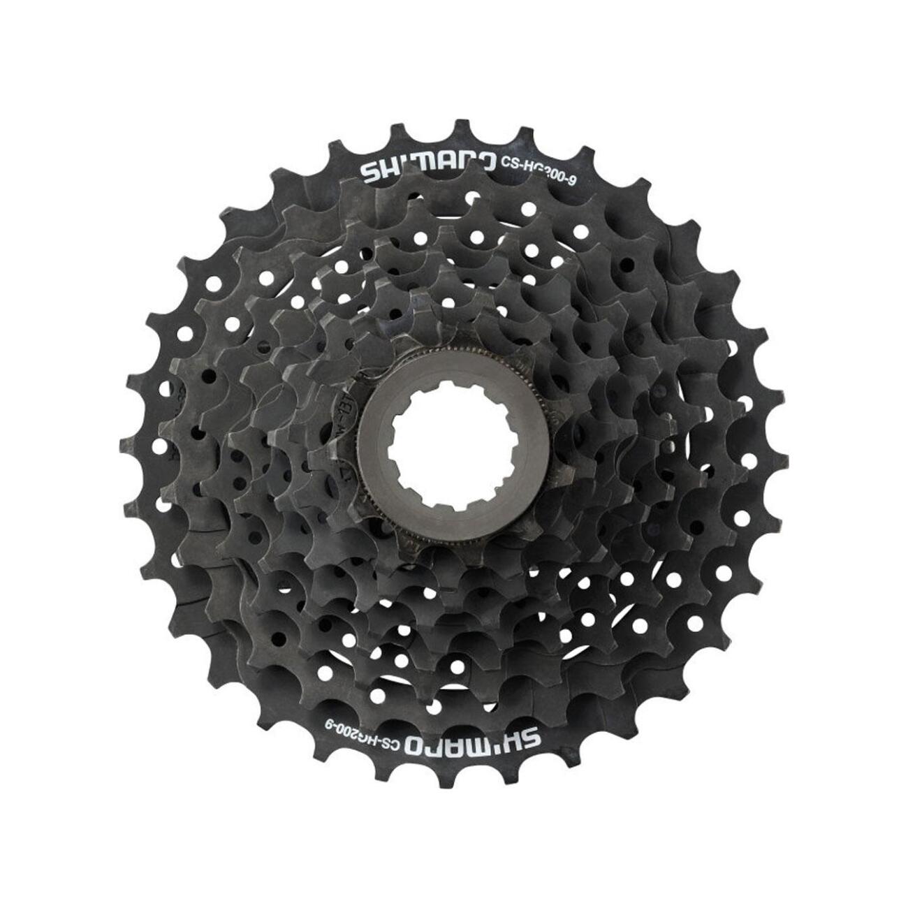 SHIMANO kazeta - CASSETTE HG200 9 11-34 - čierna