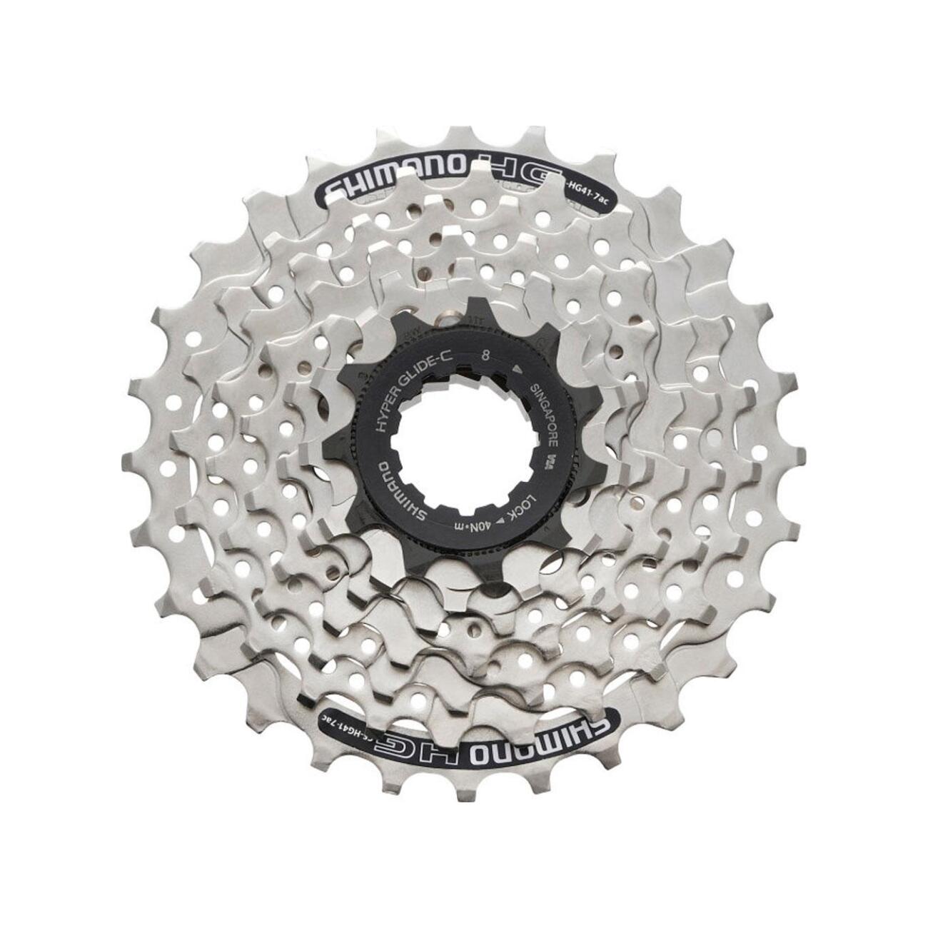 E-shop SHIMANO kazeta - CASSETTE HG41 7 11-28 - strieborná/čierna