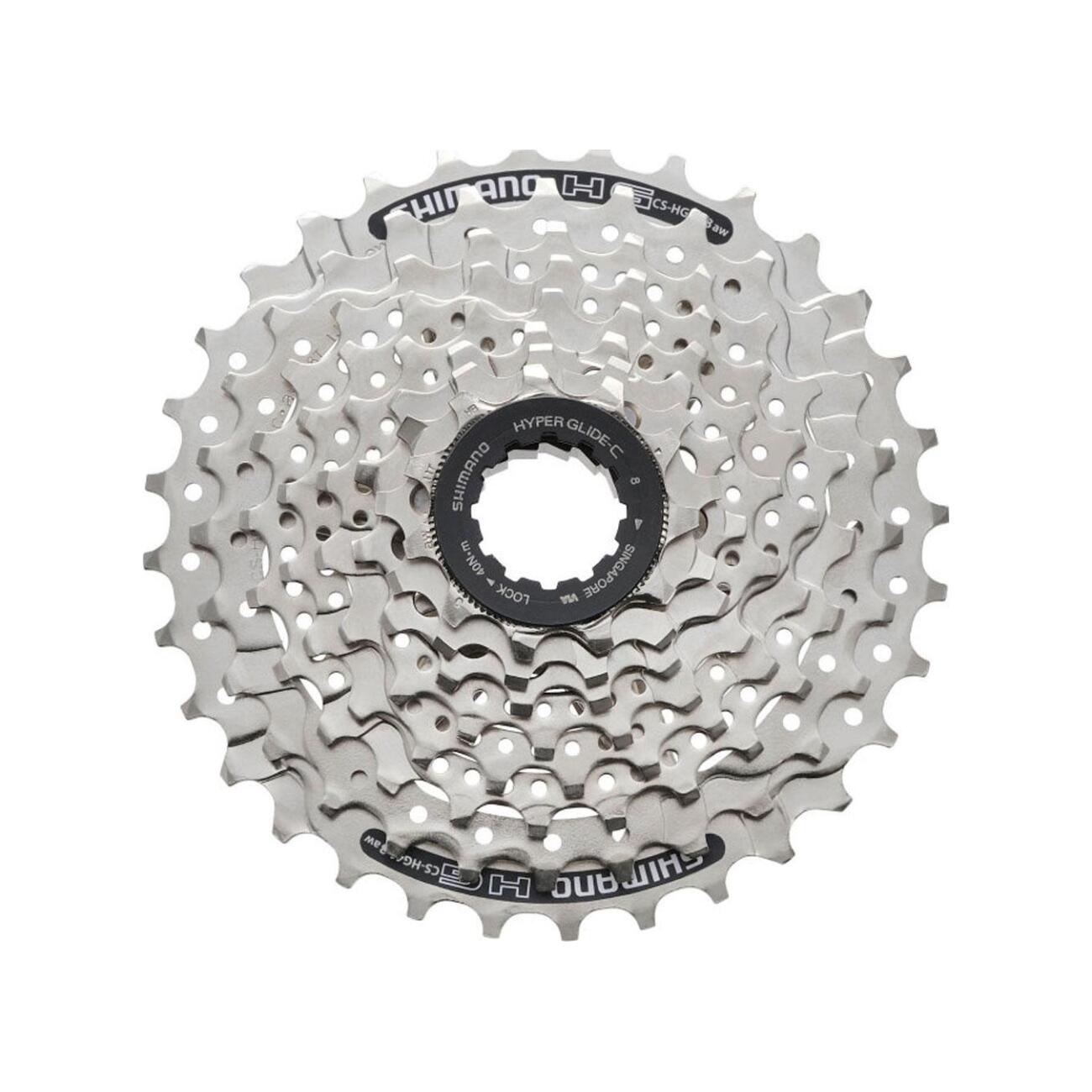 E-shop SHIMANO kazeta - CASSETTE HG41 8 11-32 - strieborná