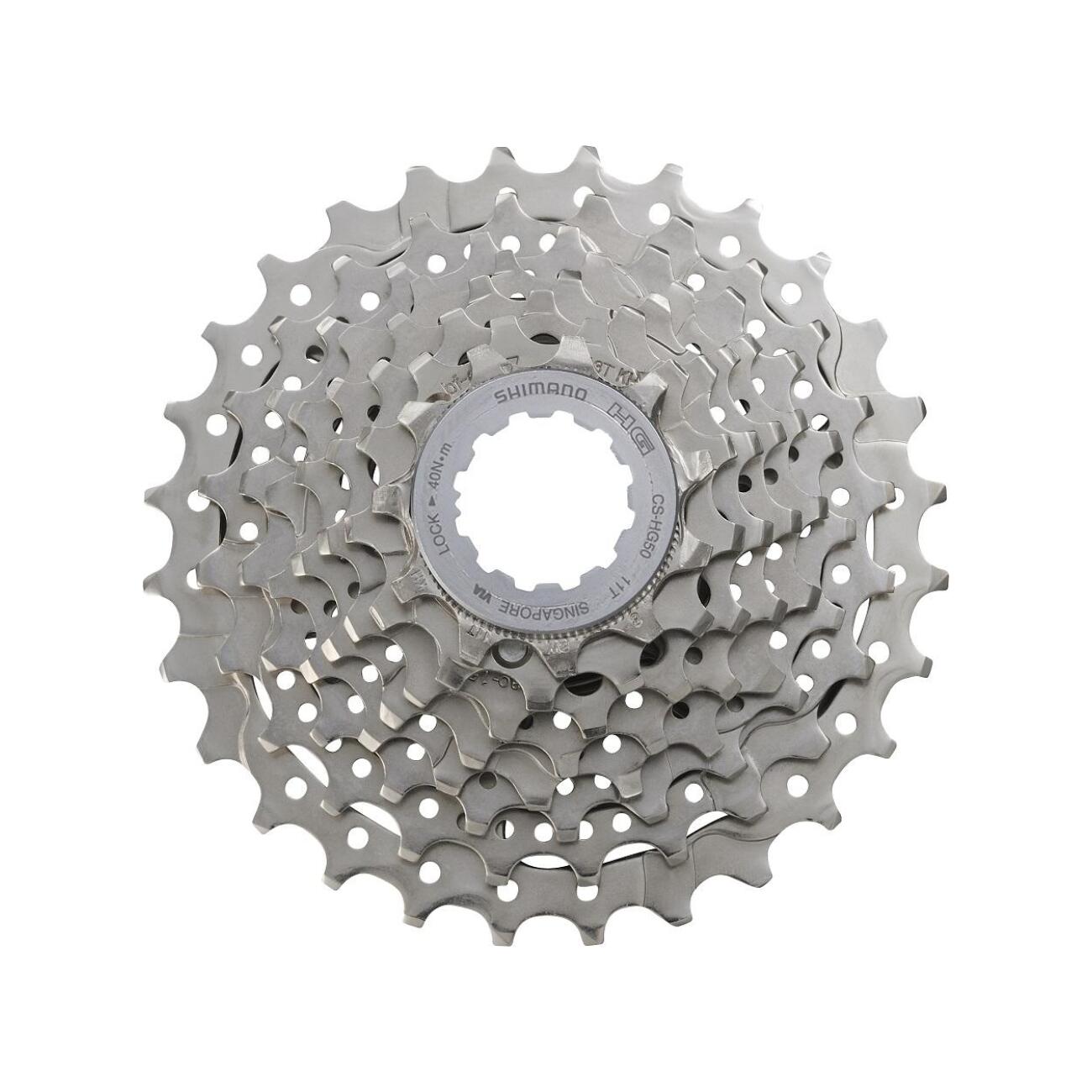 E-shop SHIMANO kazeta - CASSETTE HG50 8 11-30 - strieborná