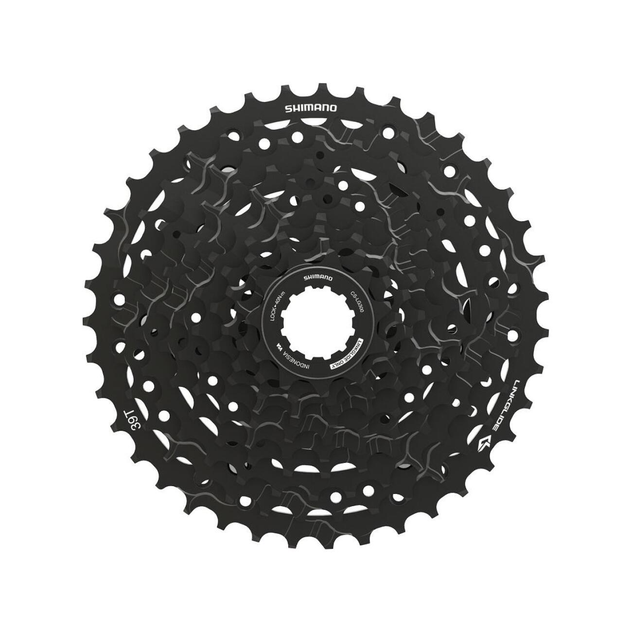 
                SHIMANO kazeta - CASSETTE LG300 10 11-39 - čierna
            