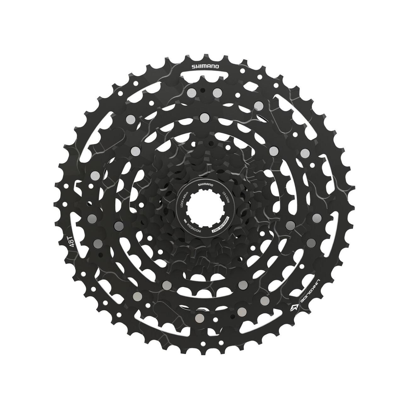 SHIMANO kazeta - CASSETTE LG300 10 11-48 - čierna