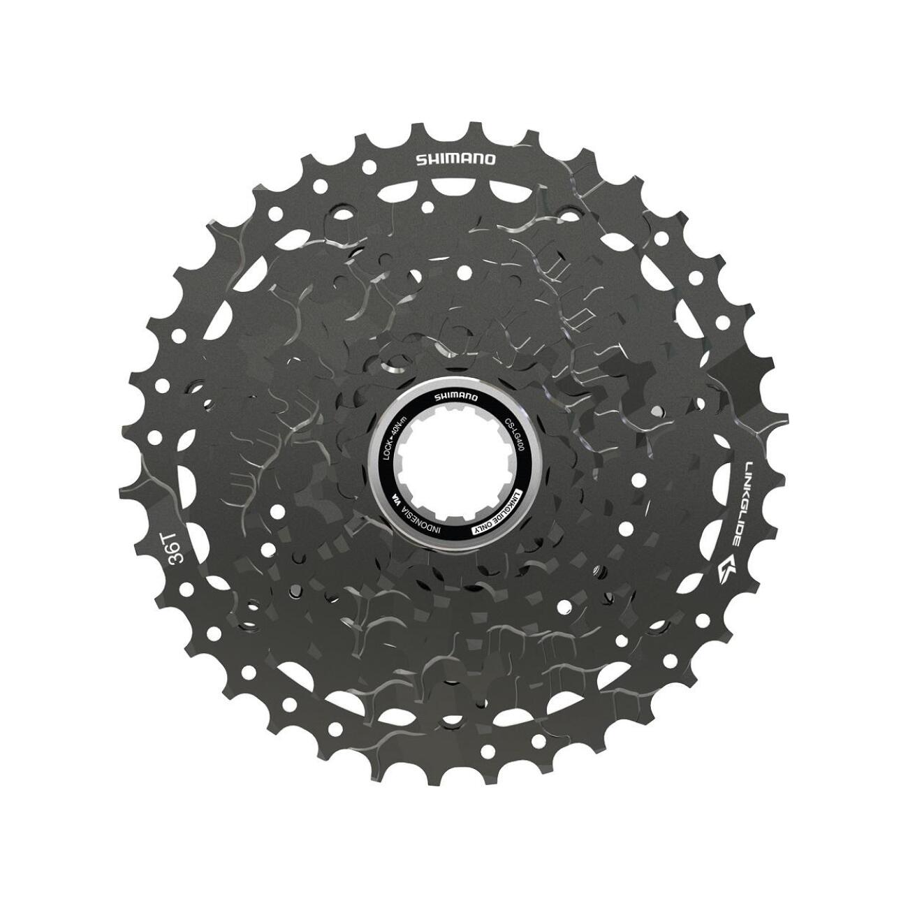 
                SHIMANO kazeta - CASSETTE LG400 9 11-36 - čierna
            