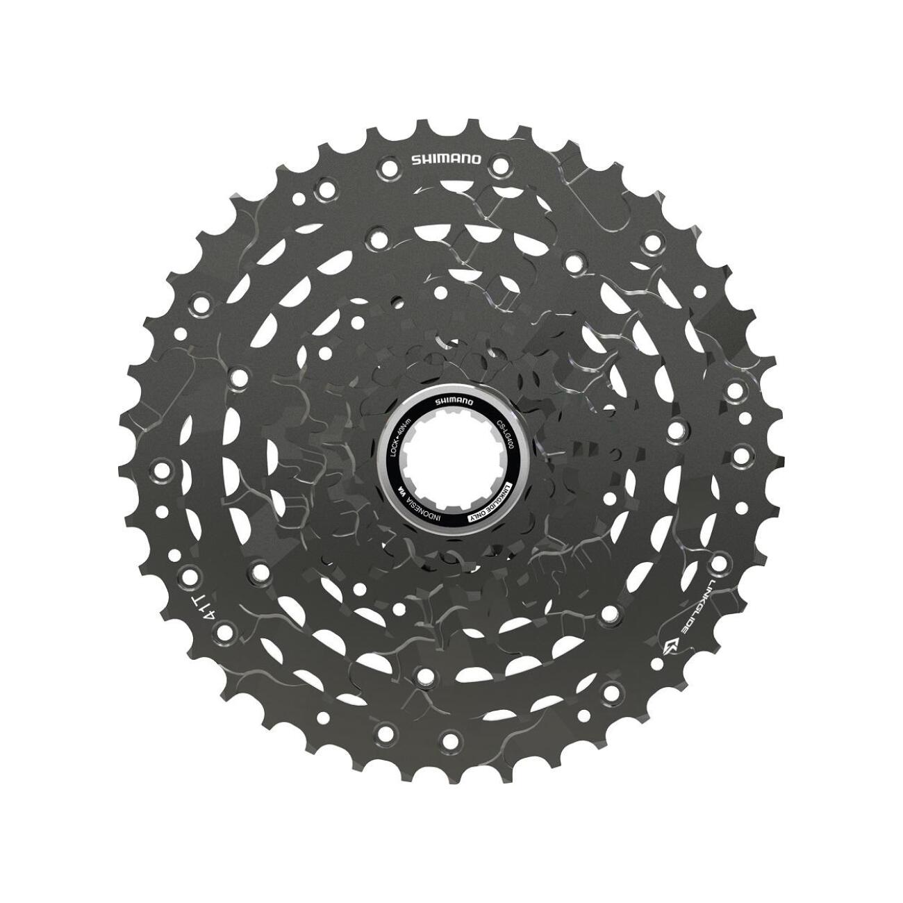 
                SHIMANO kazeta - CASSETTE LG400 9 11-41 - čierna
            