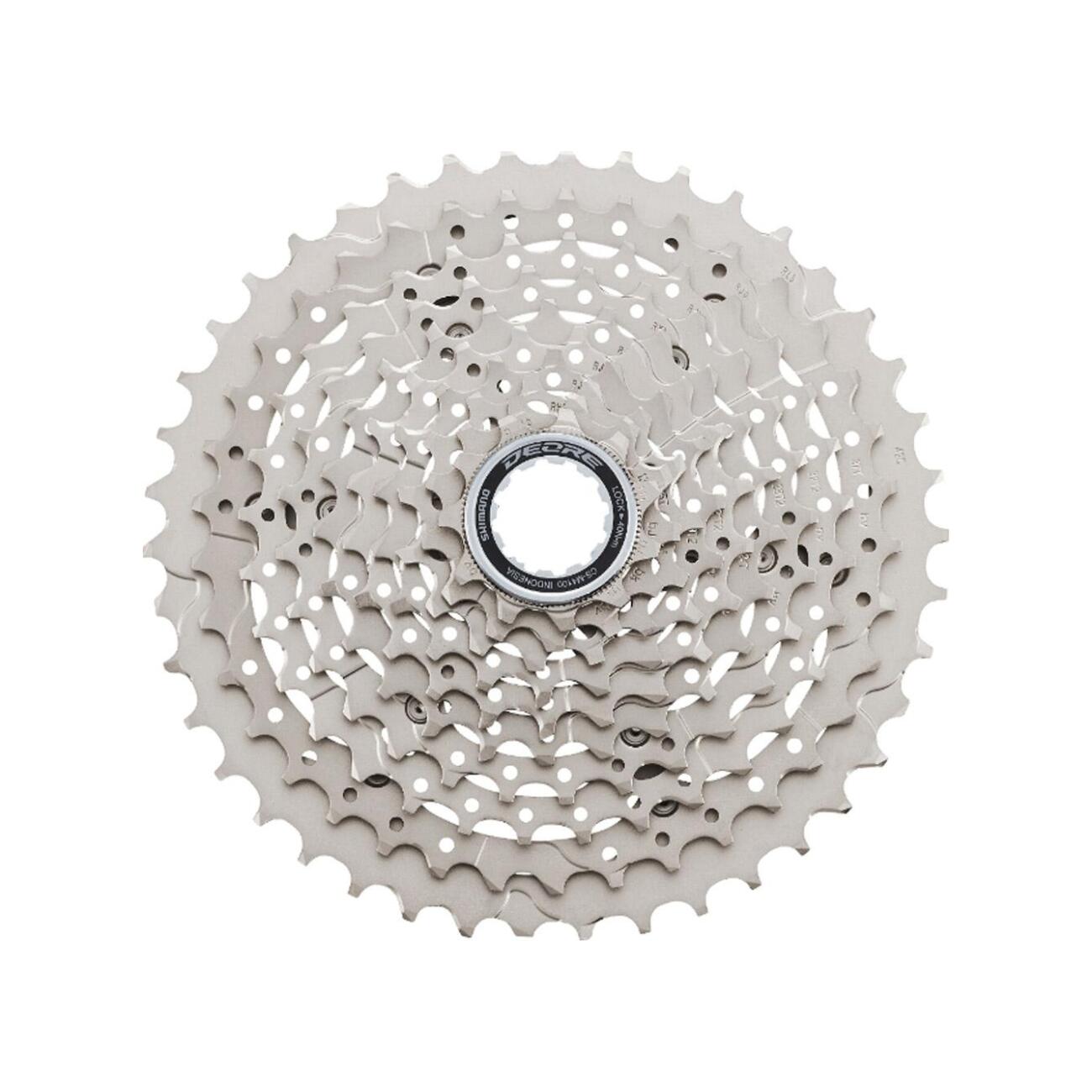 
                SHIMANO kazeta - CASSETTE M4100 10 11-42 - strieborná
            