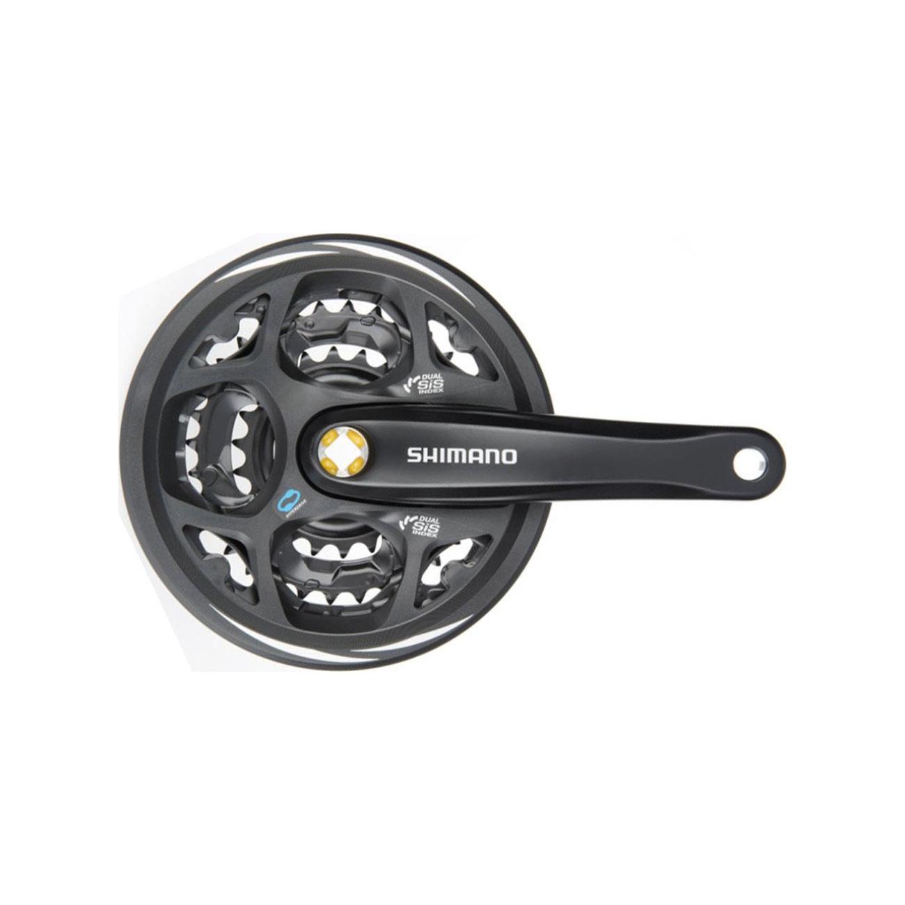 E-shop SHIMANO kľuky s prevodníkom - ALTUS M311 170mm 42/32/22 - čierna