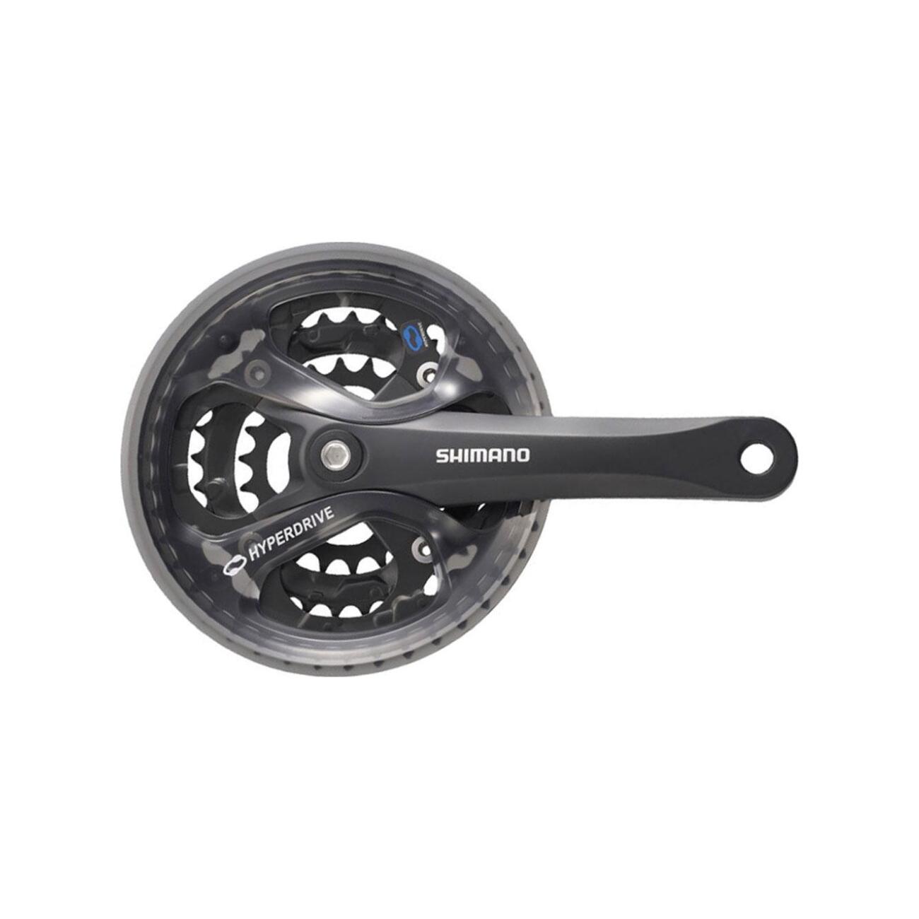 E-shop SHIMANO kľuky s prevodníkom - ACERA 175mm 48/38/28 - čierna