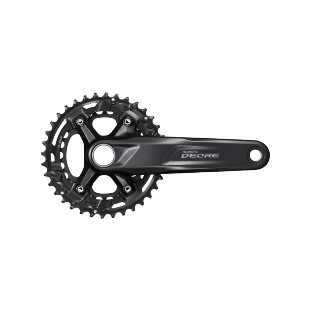 SHIMANO kľuky s prevodníkom - DEORE M4100 175mm 36/26 - čierna