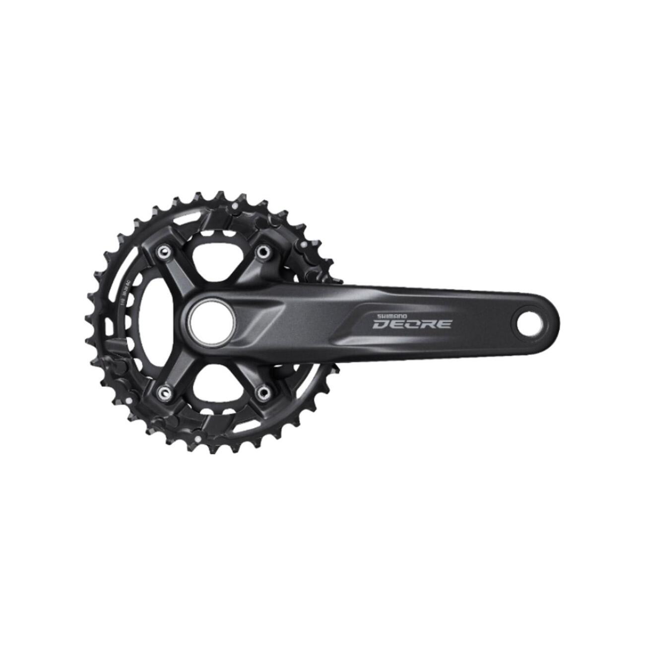 SHIMANO kľuky s prevodníkom - DEORE M5100 175mm 36/26 - čierna