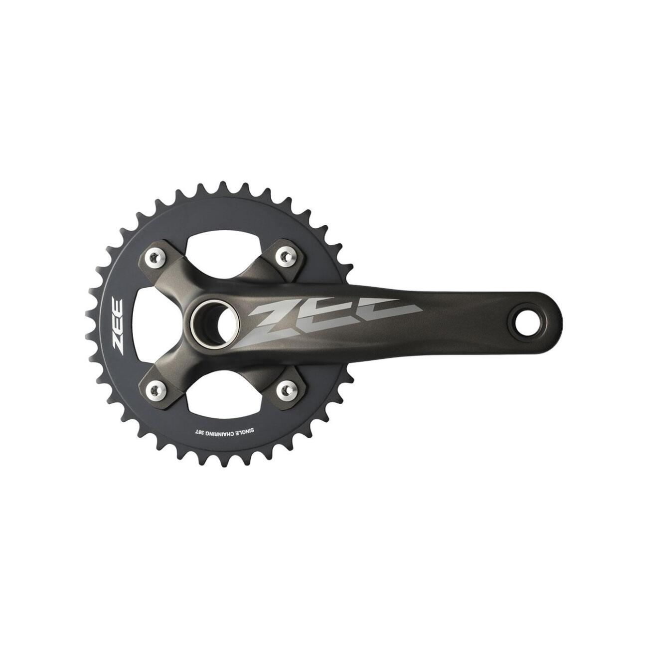 SHIMANO kľuky s prevodníkom - ZEE M640 165mm - čierna