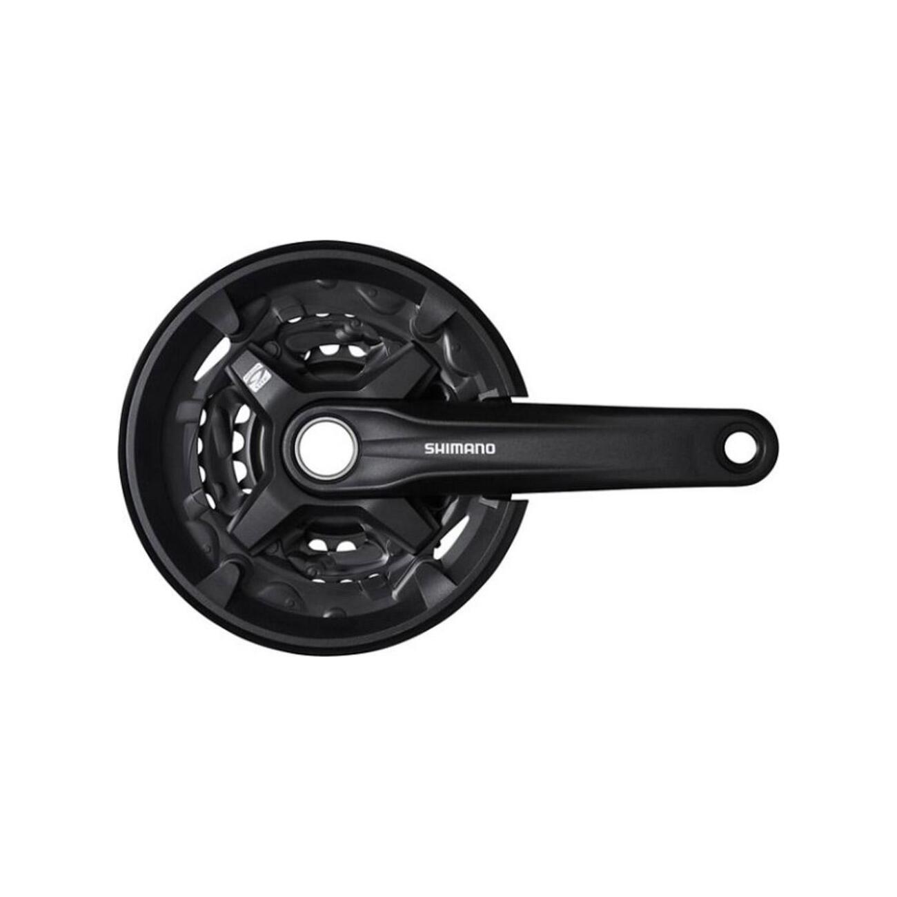SHIMANO kľuky s prevodníkom - ALTUS M210 175mm 40/30/22 - čierna