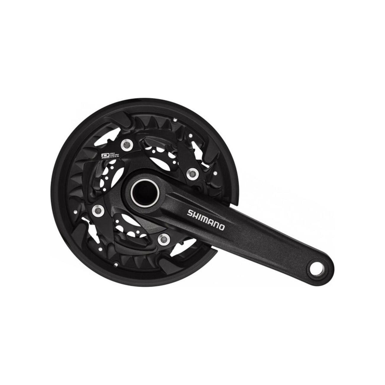 
                SHIMANO kľuky s prevodníkom - MT500 175mm 40/30/22 - čierna
            