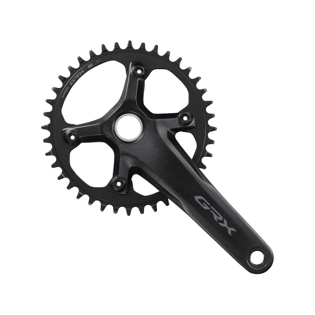 SHIMANO kľuky s prevodníkom - GRX RX610 - 1 172,5mm 40 - čierna