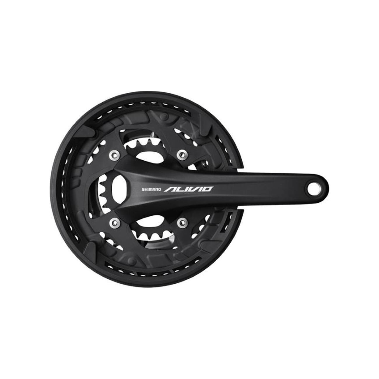 E-shop SHIMANO kľuky s prevodníkom - ALIVIO T4060 175mm 44/32/22 - čierna