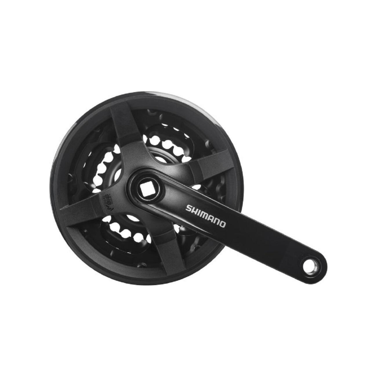 
                SHIMANO kľuky s prevodníkom - TOURNEY TY301 150mm 42/34/24 - čierna
            