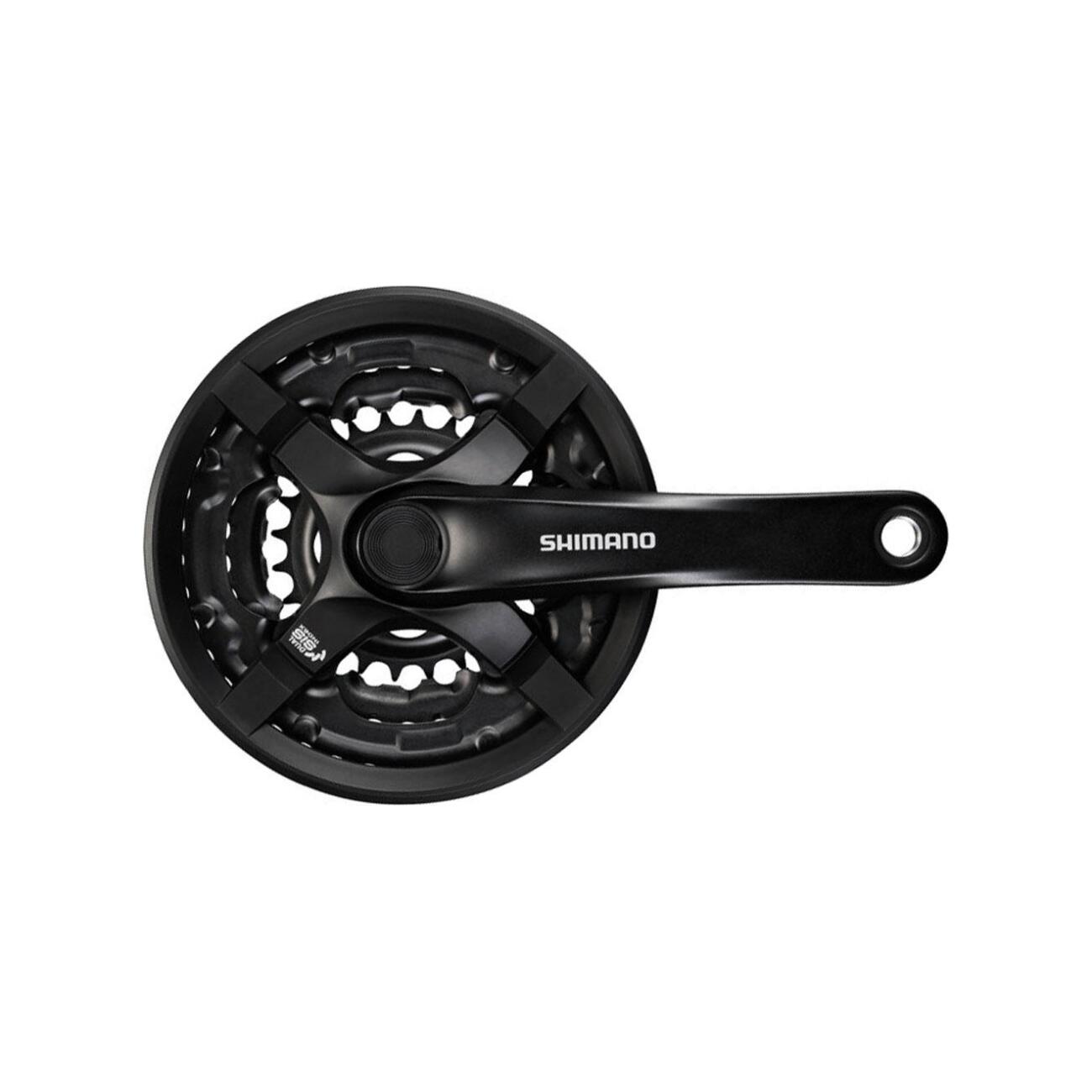 
                SHIMANO kľuky s prevodníkom - TOURNEY TY501 170mm 42/34/24 - čierna
            