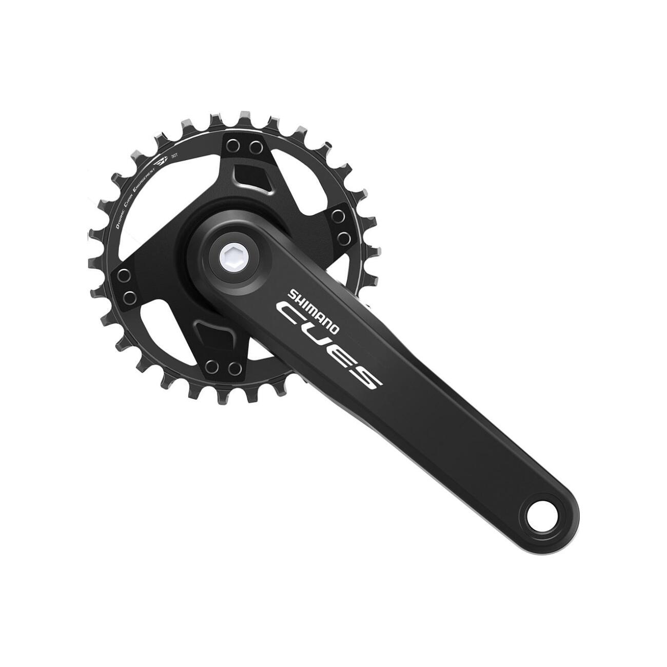 E-shop SHIMANO kľuky s prevodníkom - CUES U4000-1 75mm 30 - čierna