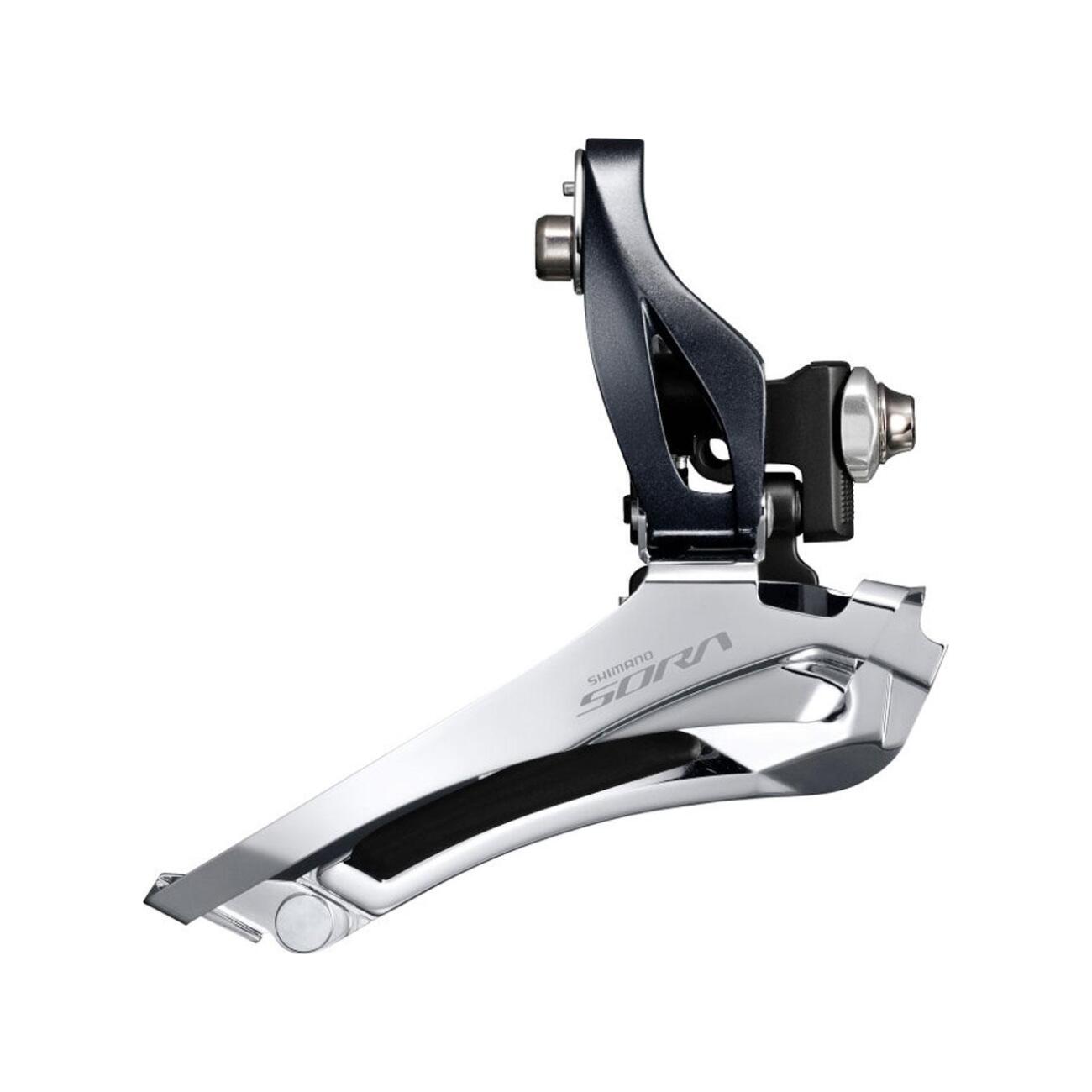 SHIMANO prešmyk - SORA R3000 FOR WELDING - strieborná/čierna