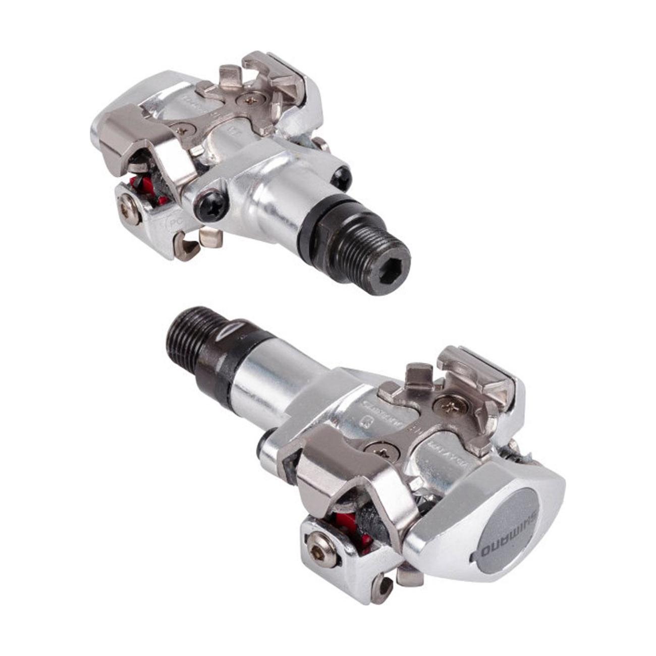 SHIMANO pedále - PEDALS M505 - strieborná