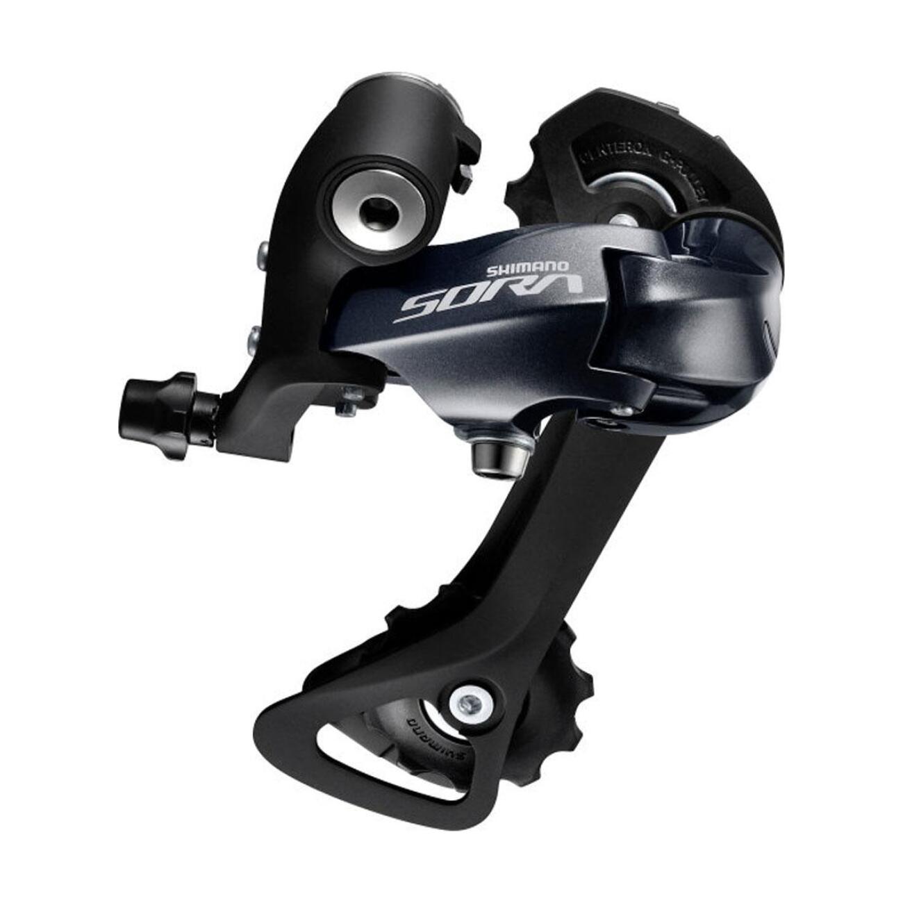 SHIMANO prehadzovačka - SORA R3000 SHORT - šedá/čierna