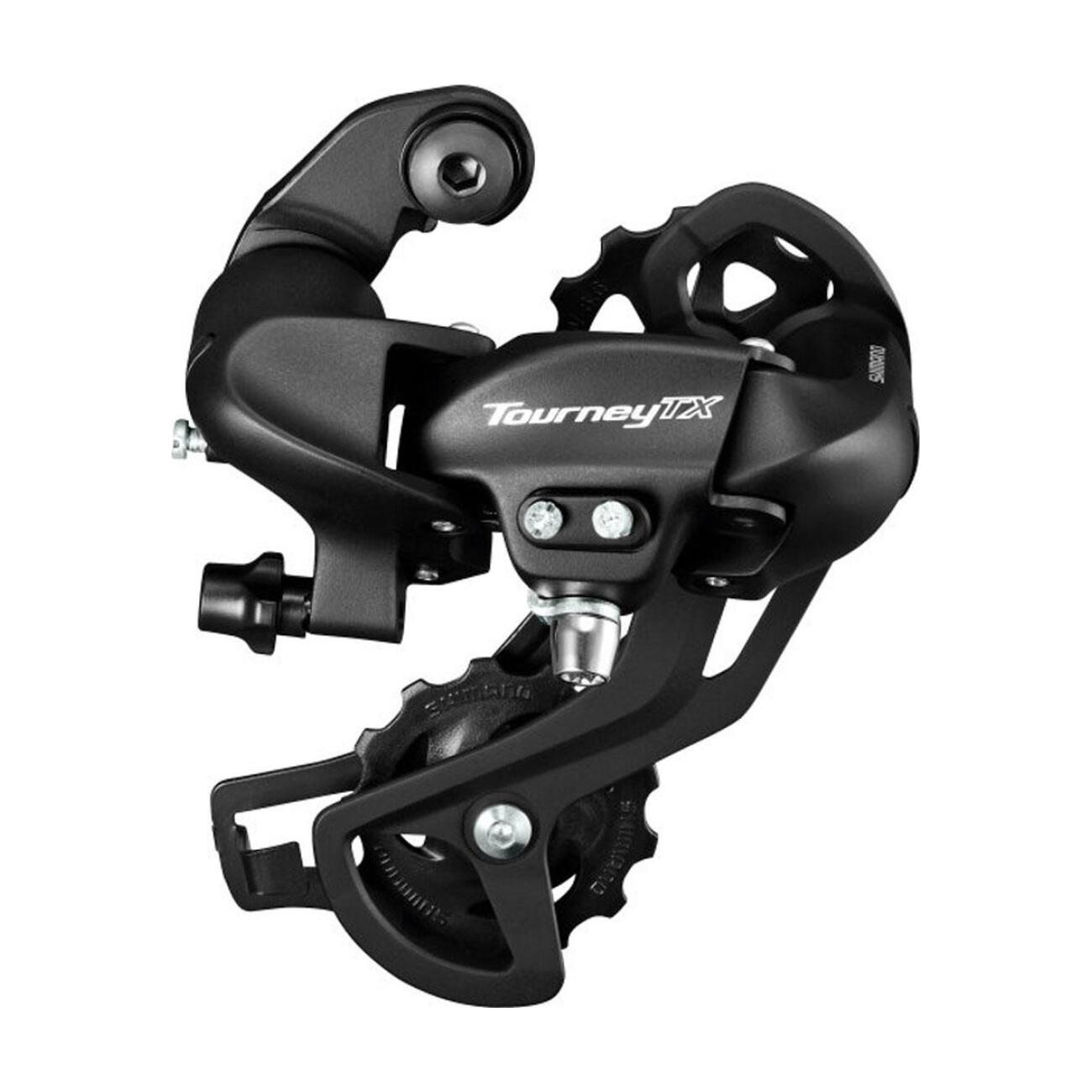 SHIMANO prehadzovačka - TOURNEY TX800 - čierna