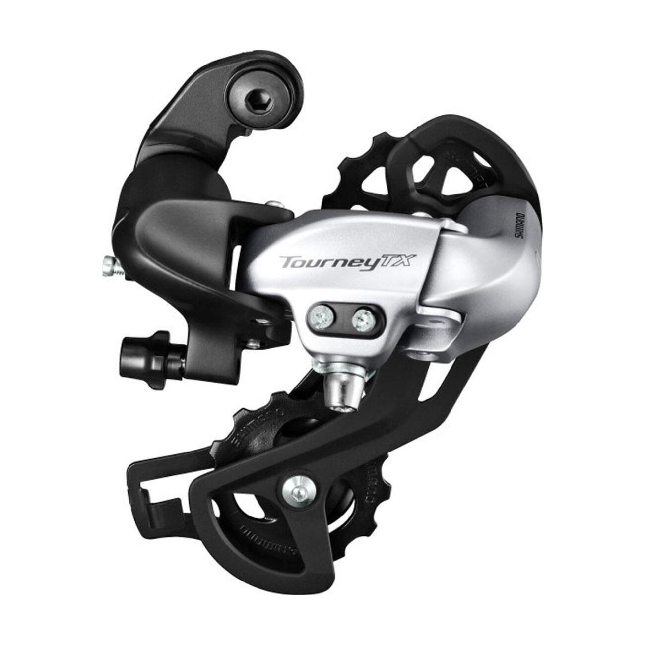 
                SHIMANO prehadzovačka - TOURNEY TX800 - strieborná
            