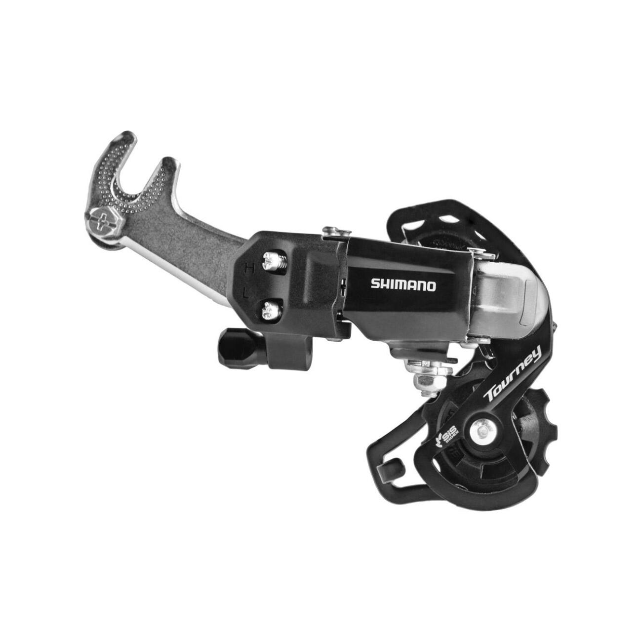 SHIMANO prehadzovačka - TOURNEY TY200GS HOOK - čierna