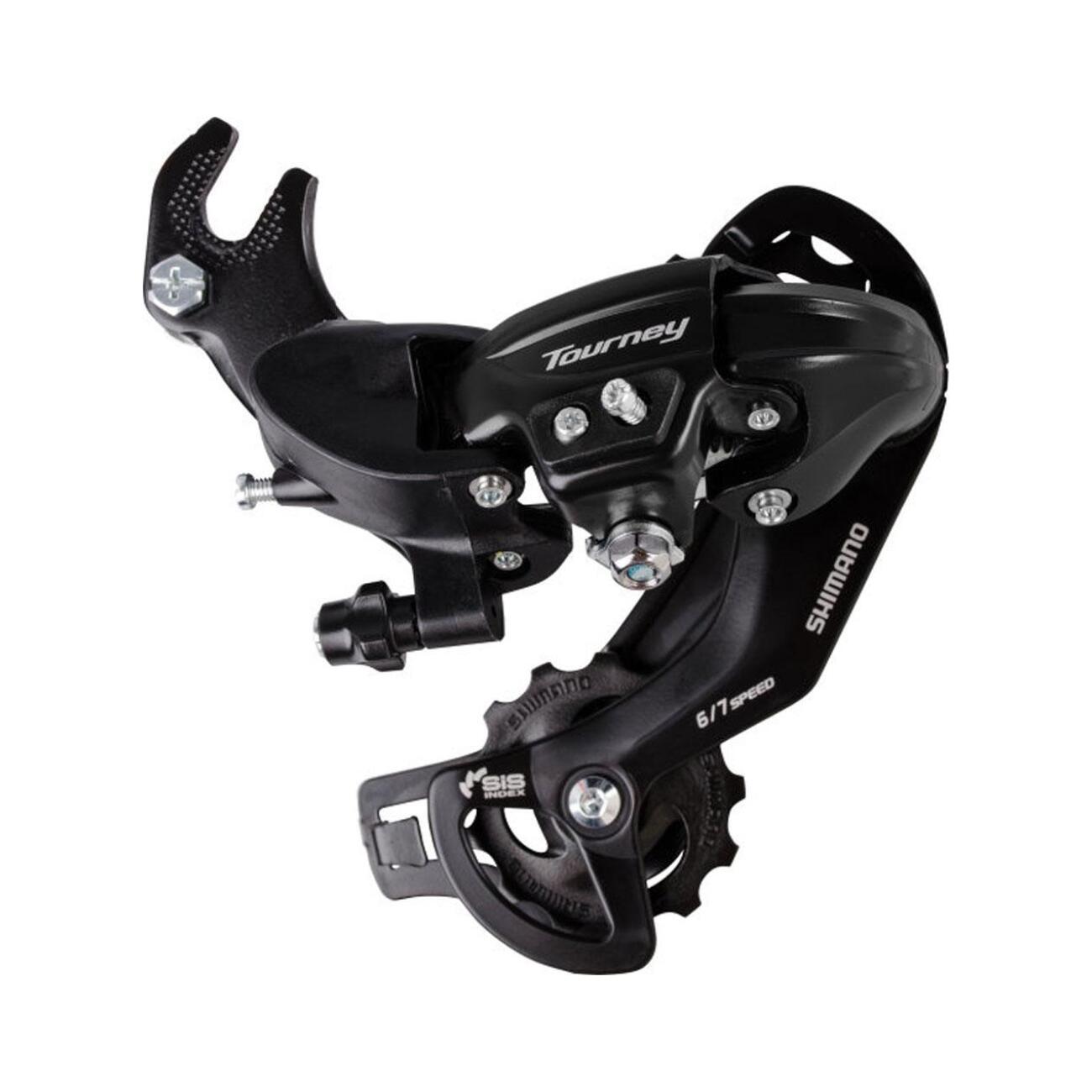 SHIMANO prehadzovačka - TOURNEY TY300 HOOK - čierna