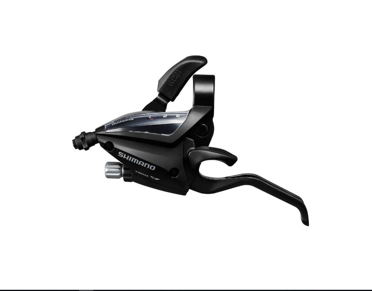 SHIMANO radiaca a brzdová páčka - EF500 LEFT 3 - čierna