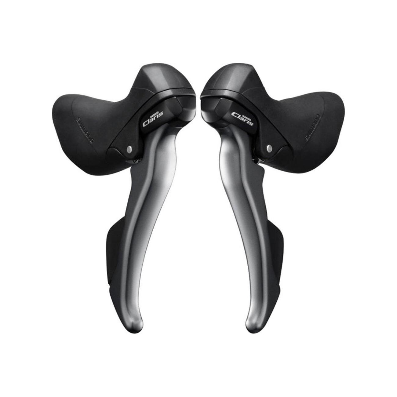 SHIMANO radenie - DUAL CONTROL CLARIS R2000 2x8 - čierna
