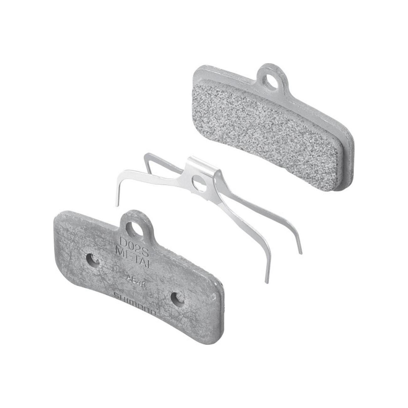 SHIMANO brzdové platničky - BRAKE PADS D02S - strieborná