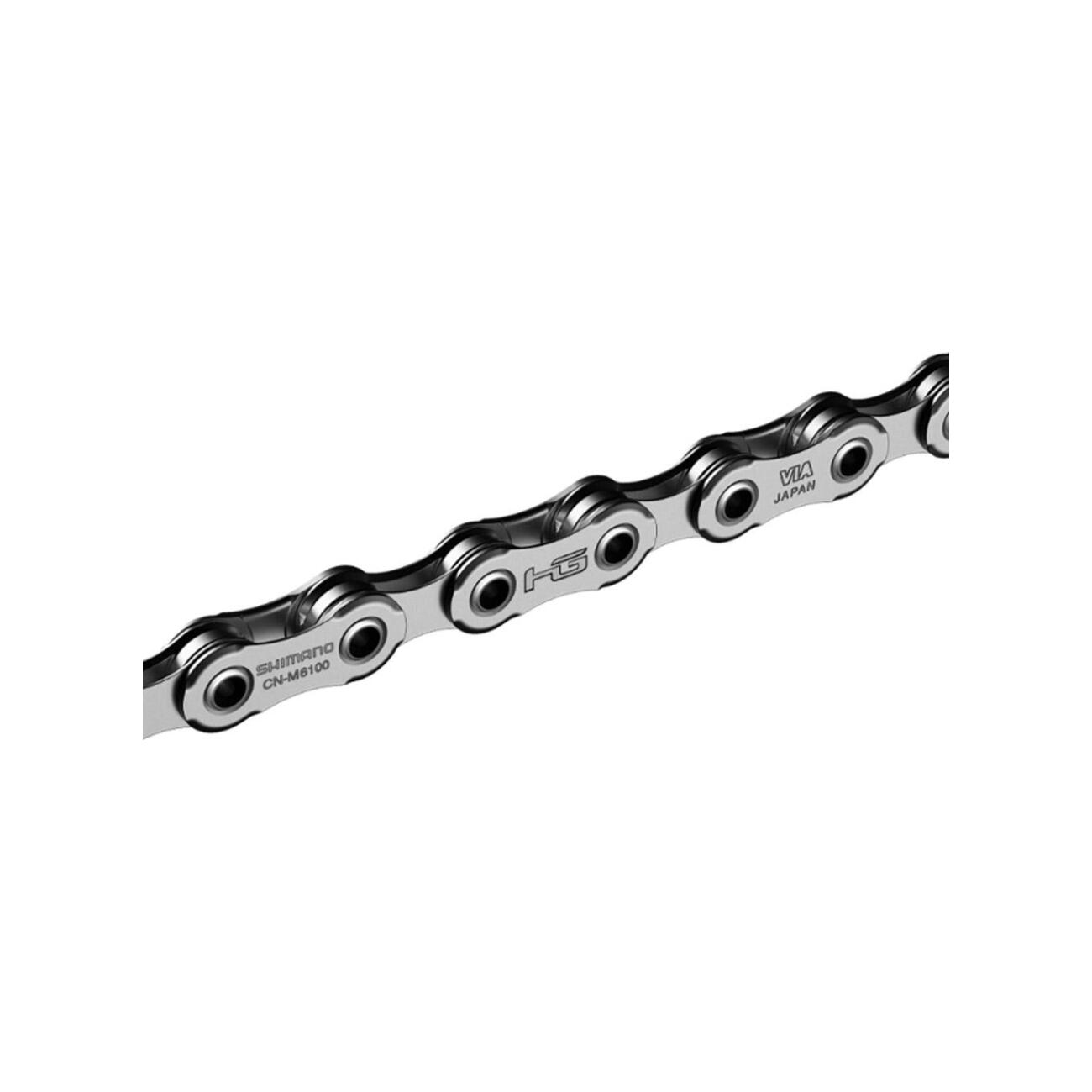 SHIMANO reťaz - CHAIN M6100 138 - strieborná