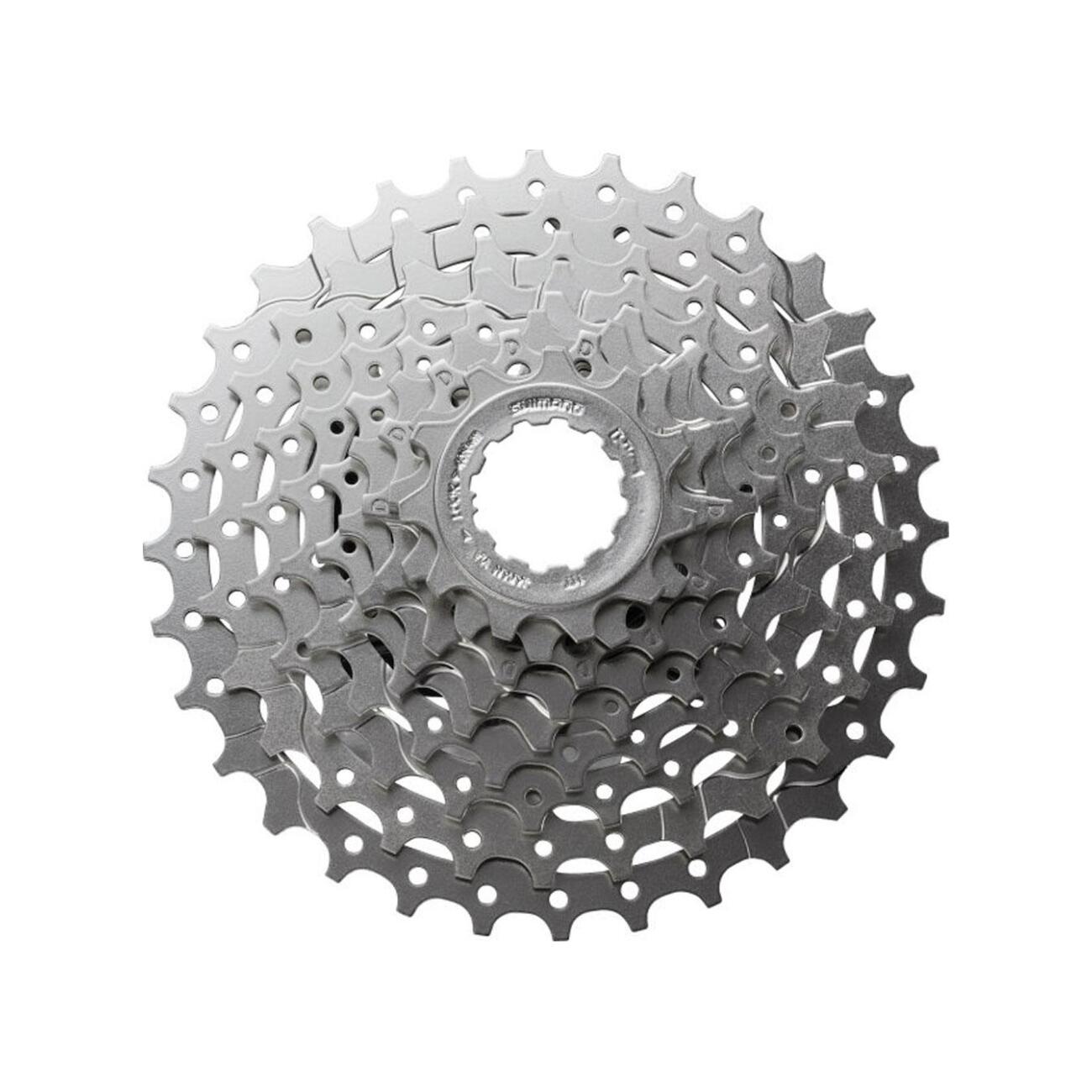 SHIMANO kazeta - CASSETTE HG400 9 11-28 - strieborná