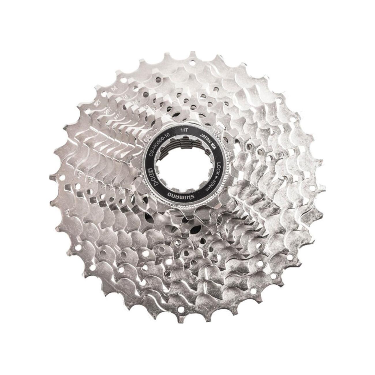 E-shop SHIMANO kazeta - CASSETTE HG500 10 11-32 - strieborná