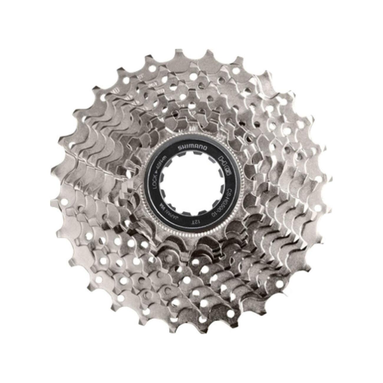 SHIMANO kazeta - CASSETTE HG500 10 12-28 - strieborná