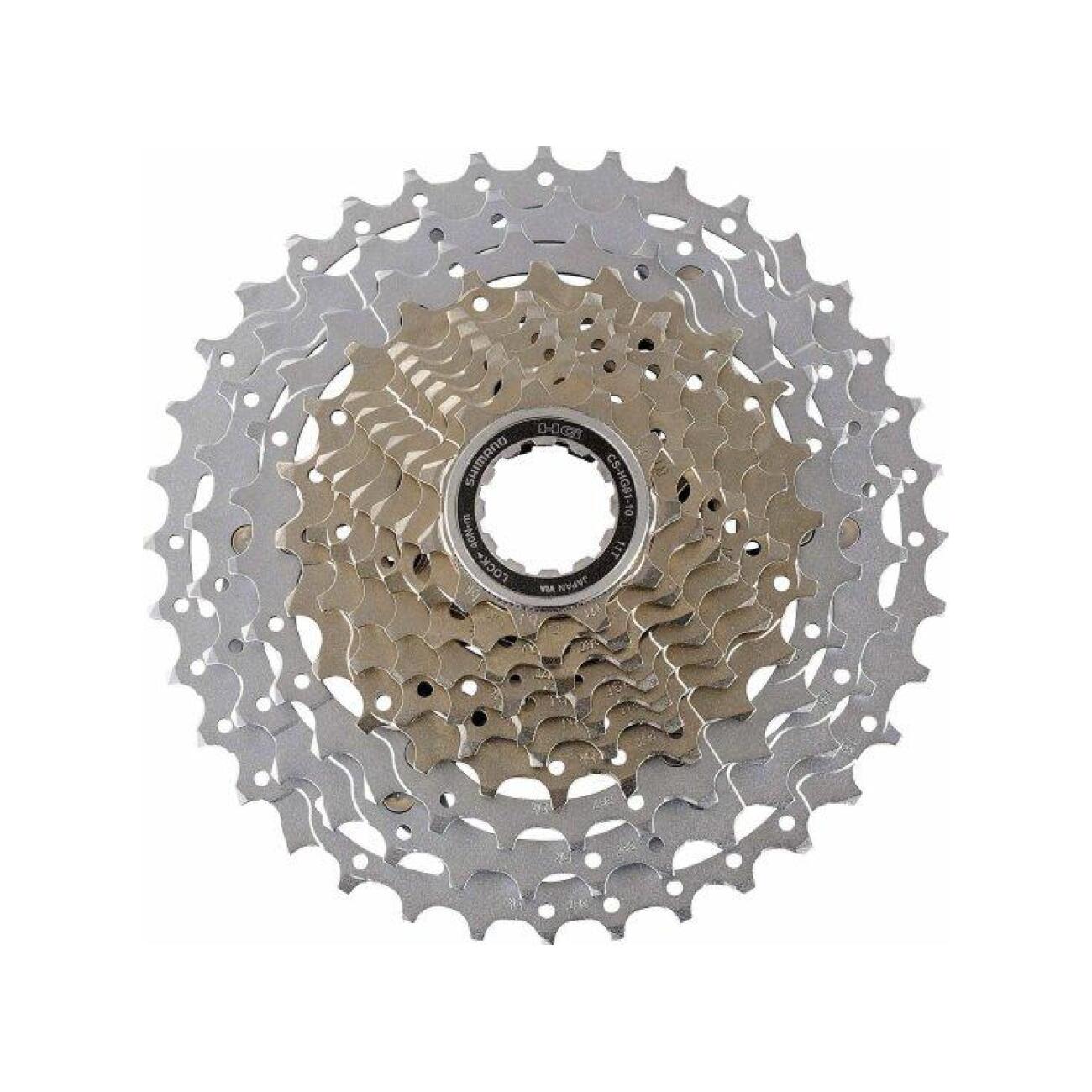 SHIMANO kazeta - CASSETTE HG81 10 11-32 - strieborná