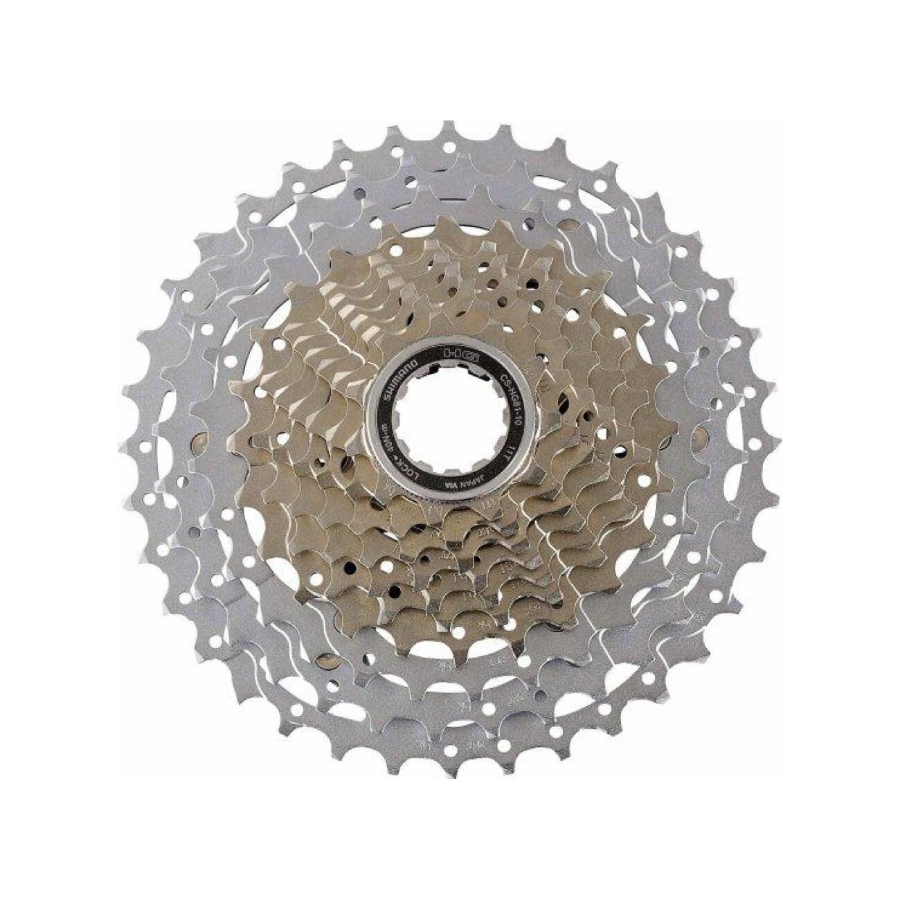 
                SHIMANO kazeta - CASSETTE HG81 10 11-32 - strieborná
            