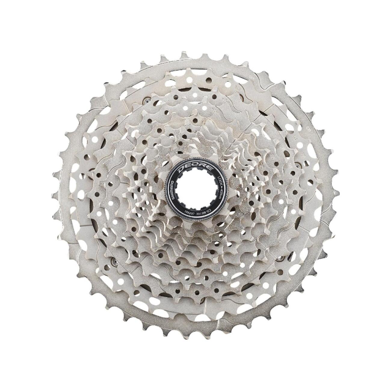 SHIMANO kazeta - DEORE M5100 11 11-42 - strieborná