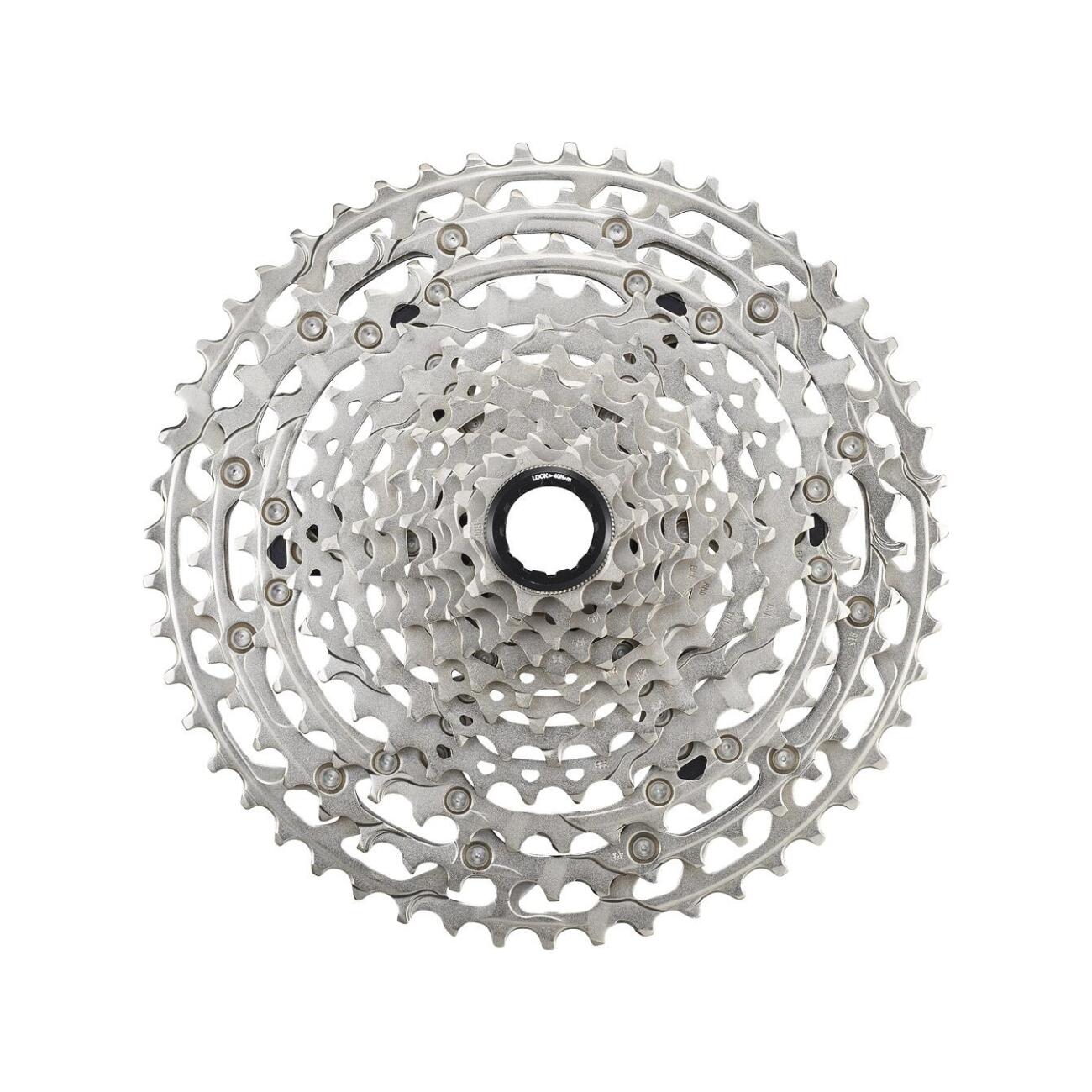 SHIMANO kazeta - DEORE M6100 12 10-51 - strieborná