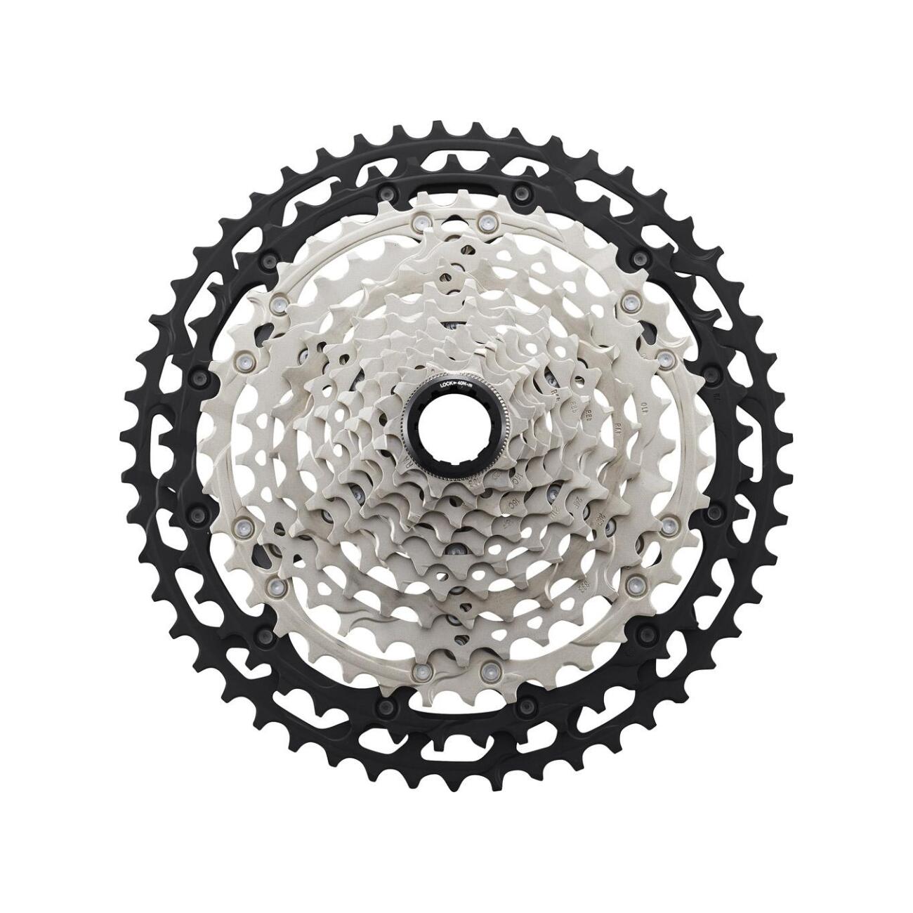 SHIMANO kazeta - DEORE XT M8100 12 10-51 - strieborná/čierna