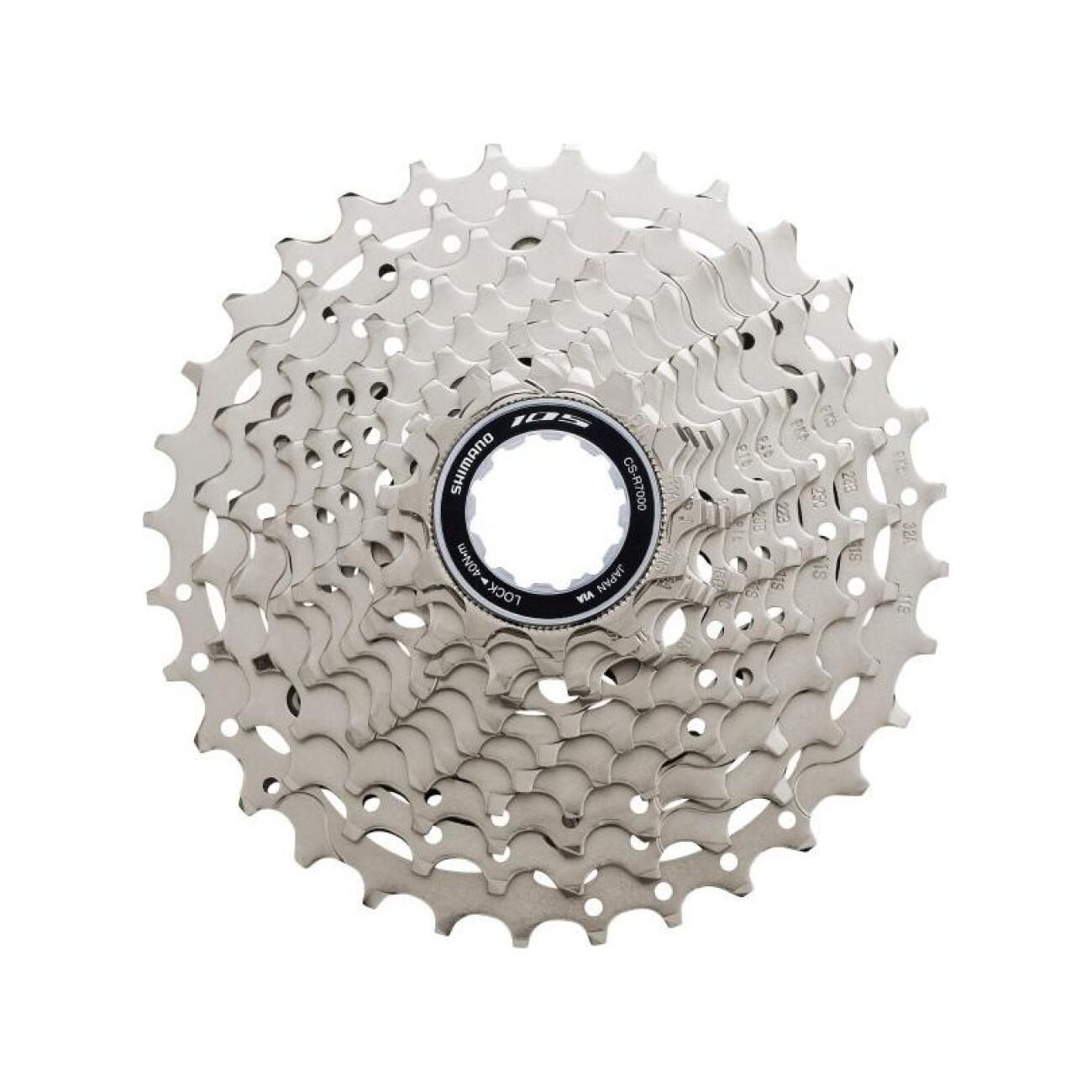 SHIMANO kazeta - CASSETTE 105 R7000 11 11-32 - strieborná