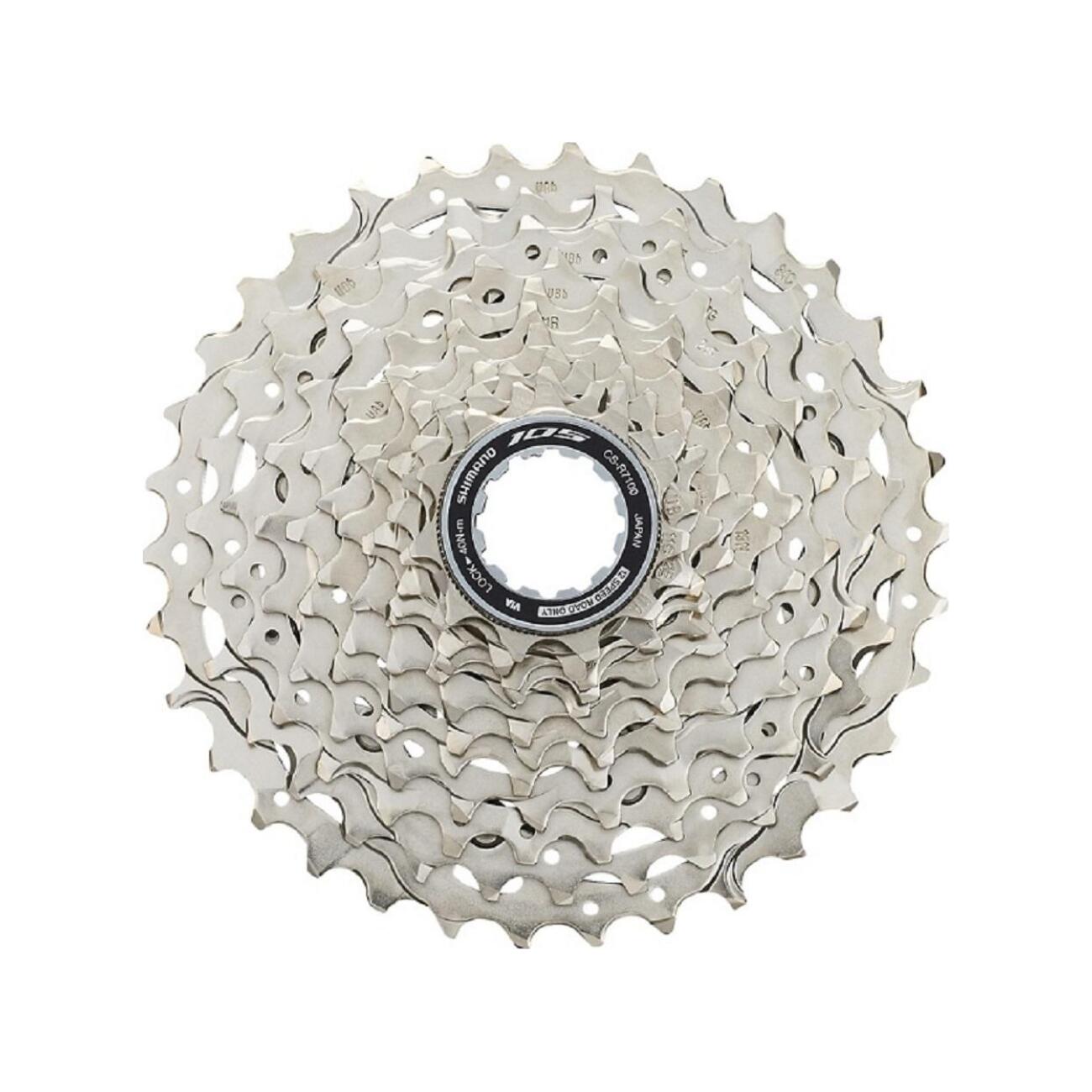 SHIMANO kazeta - 105 R7101 - strieborná