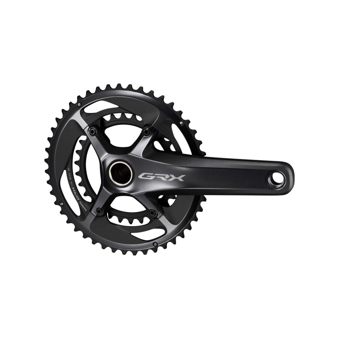 SHIMANO kľuky s prevodníkom - GRX RX810-2 175mm 48/31 - čierna