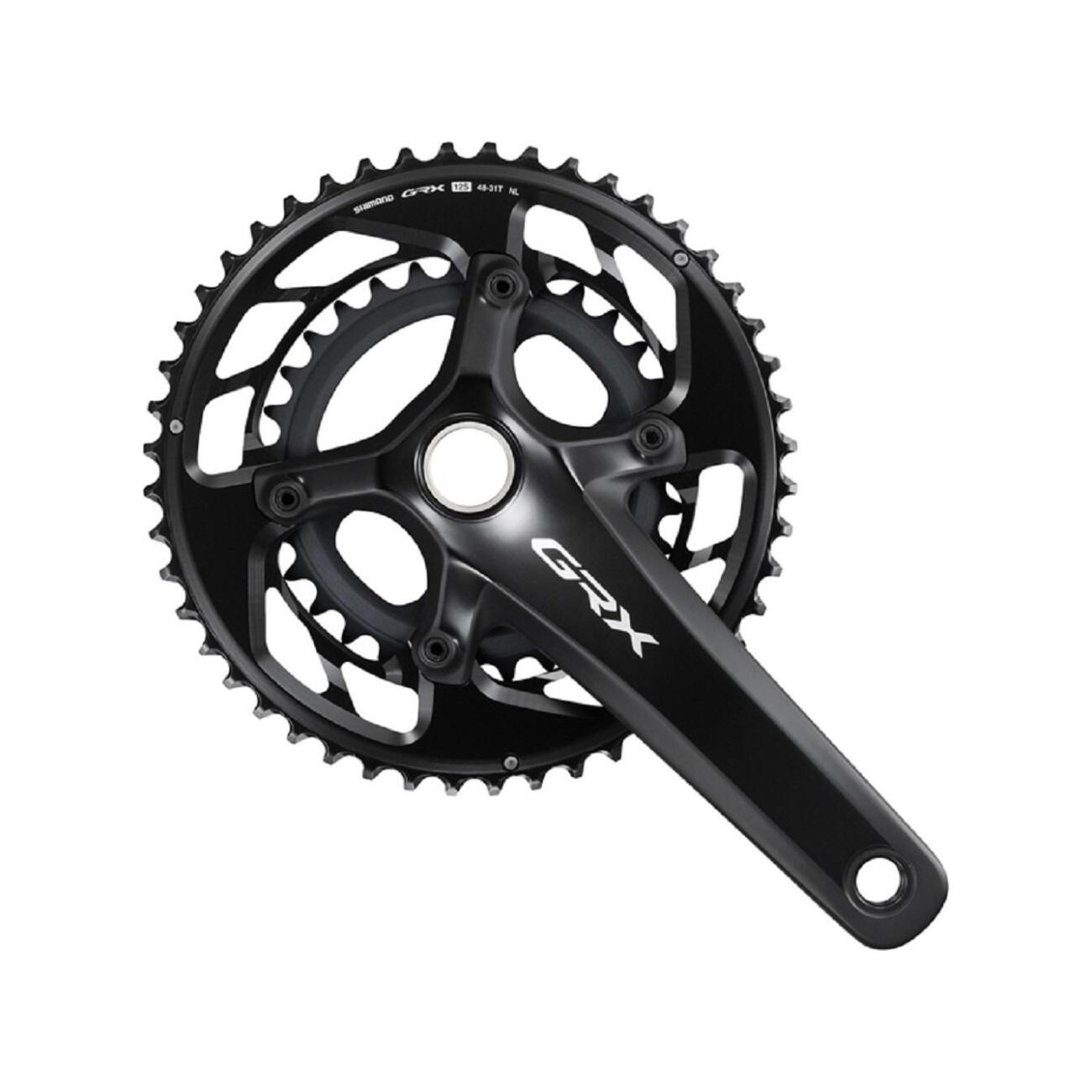 SHIMANO kľuky s prevodníkom - GRX RX820 - 2 172,5mm 48/31 - čierna
