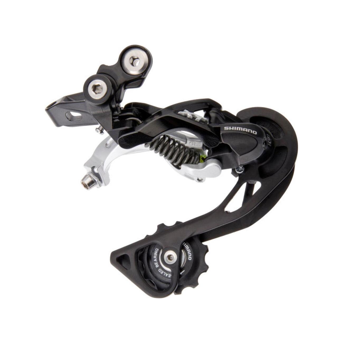 SHIMANO prehadzovačka - DEORE XT M781 LONG - čierna